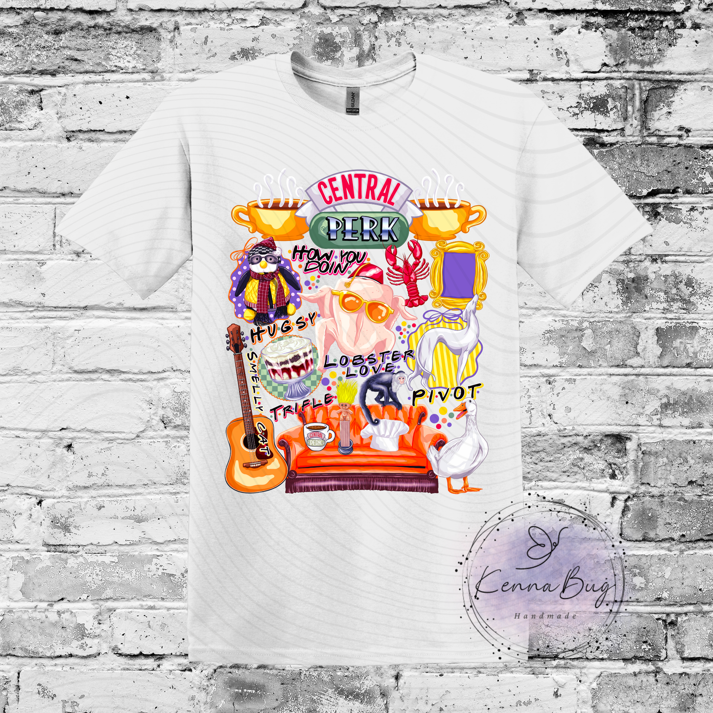 Central Perk, Friends, Custom T-Shirt, Pick your Color, Gildan Soft Style