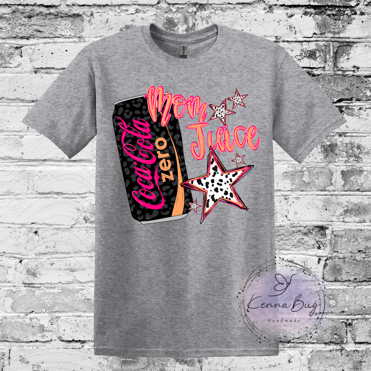 Mom Juice, Zero Cola, Custom T-Shirt, Pick your Color, Graphic Tee, Gildan Soft Style