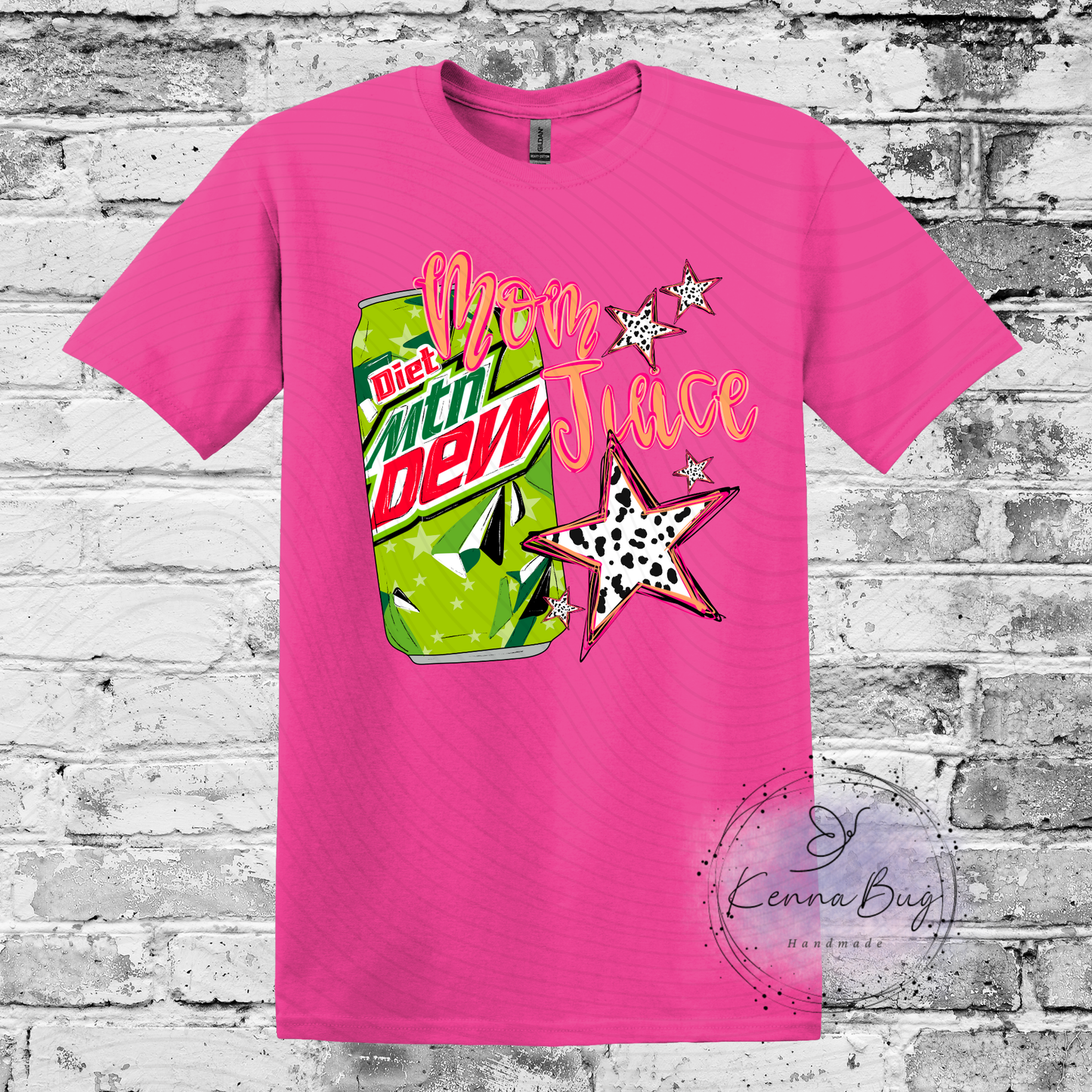 Mom Juice, Diet Dew, Custom T-Shirt, Pick your Color, Graphic Tee, Gildan Soft Style