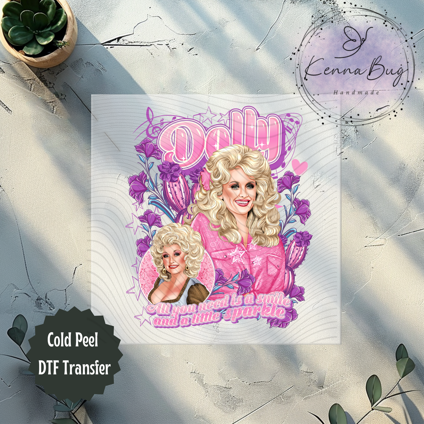Dolly, V1, Country Music Singer, DTF Transfer, Ready to Press, Shirt Transfer, Heat Transfer, Direct to film Transfer