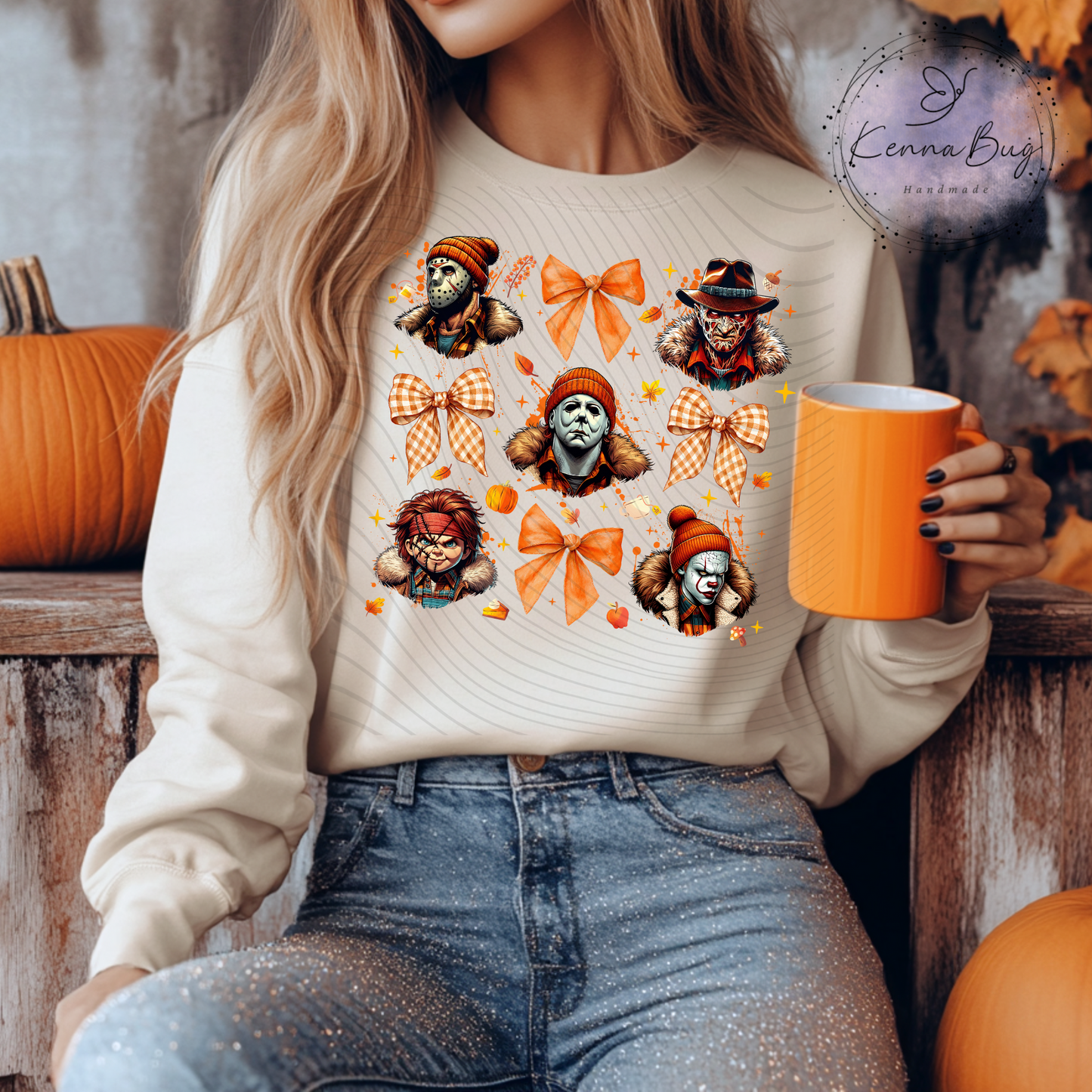 Fall, Horror, Coquette, Bows, Halloween, DTF Transfer, Ready to Press, Shirt Transfer, Heat Transfer, Direct to film Transfer