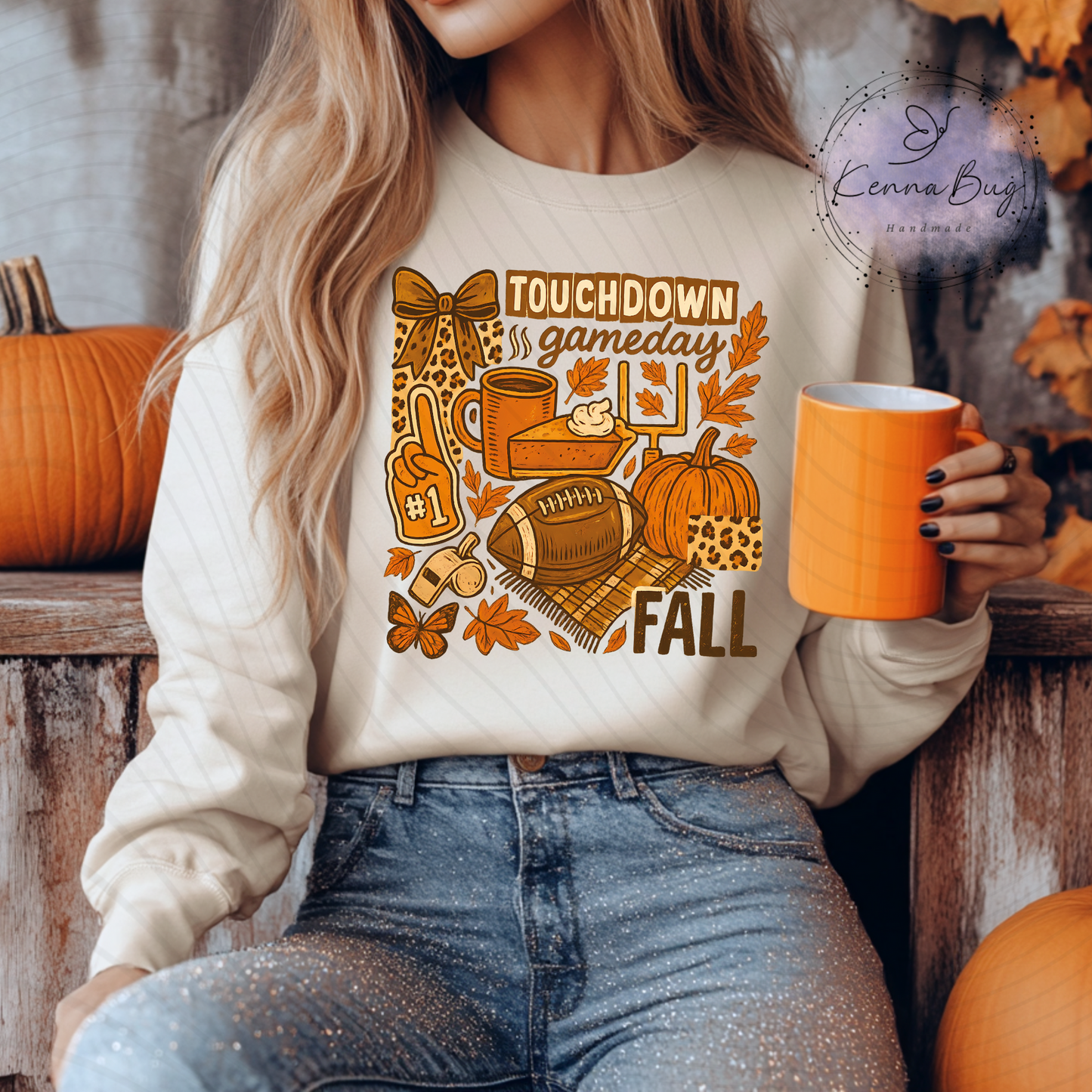 Fall, Football, Touchdown, Game Day, DTF Transfer, Ready to Press, Shirt Transfer, Heat Transfer, Direct to film Transfer