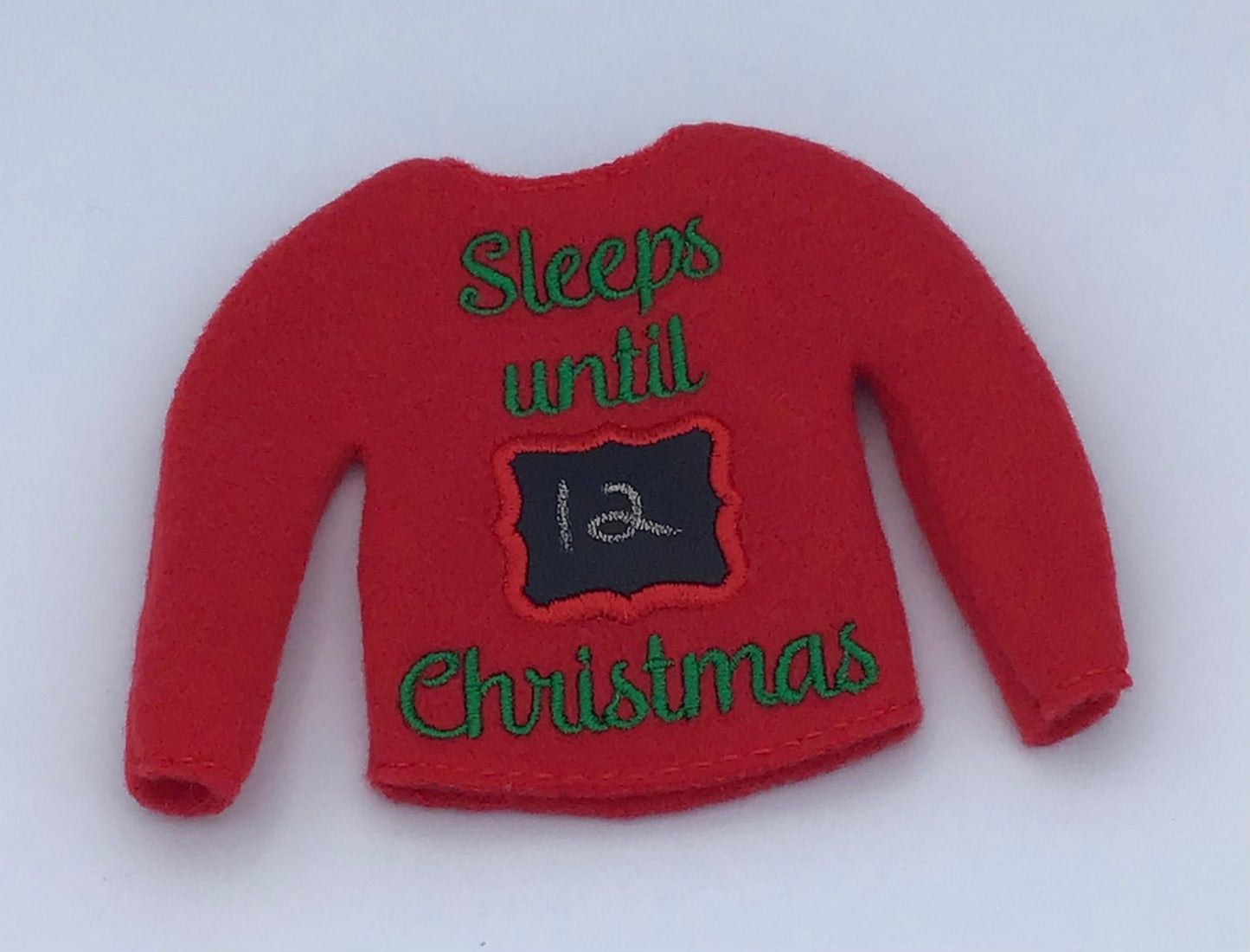 Sleeps Until Christmas, Elf Sweater, Christmas Elf, Elf Costume, Elf Clothes, Elf Shirt, Elves, Doll Clothes