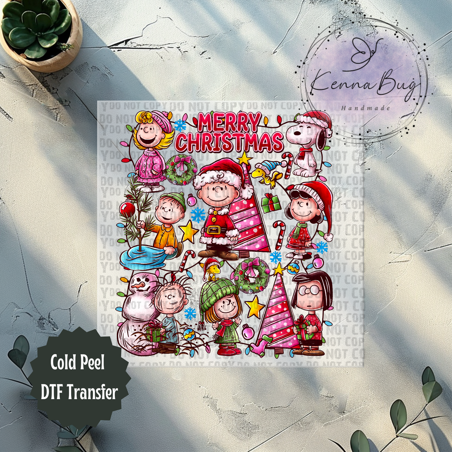 Merry Christmas Charlie, DTF Transfer, Ready to Press, Shirt Transfer, Heat Transfer, Direct to film Transfer