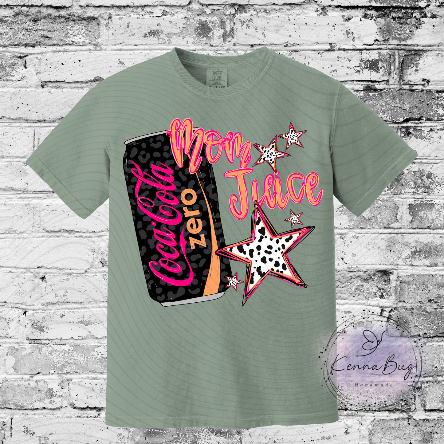 Mom Juice, Zero Cola, Custom T-Shirt, Pick your Color, Graphic Tee, Comfort Colors 1717