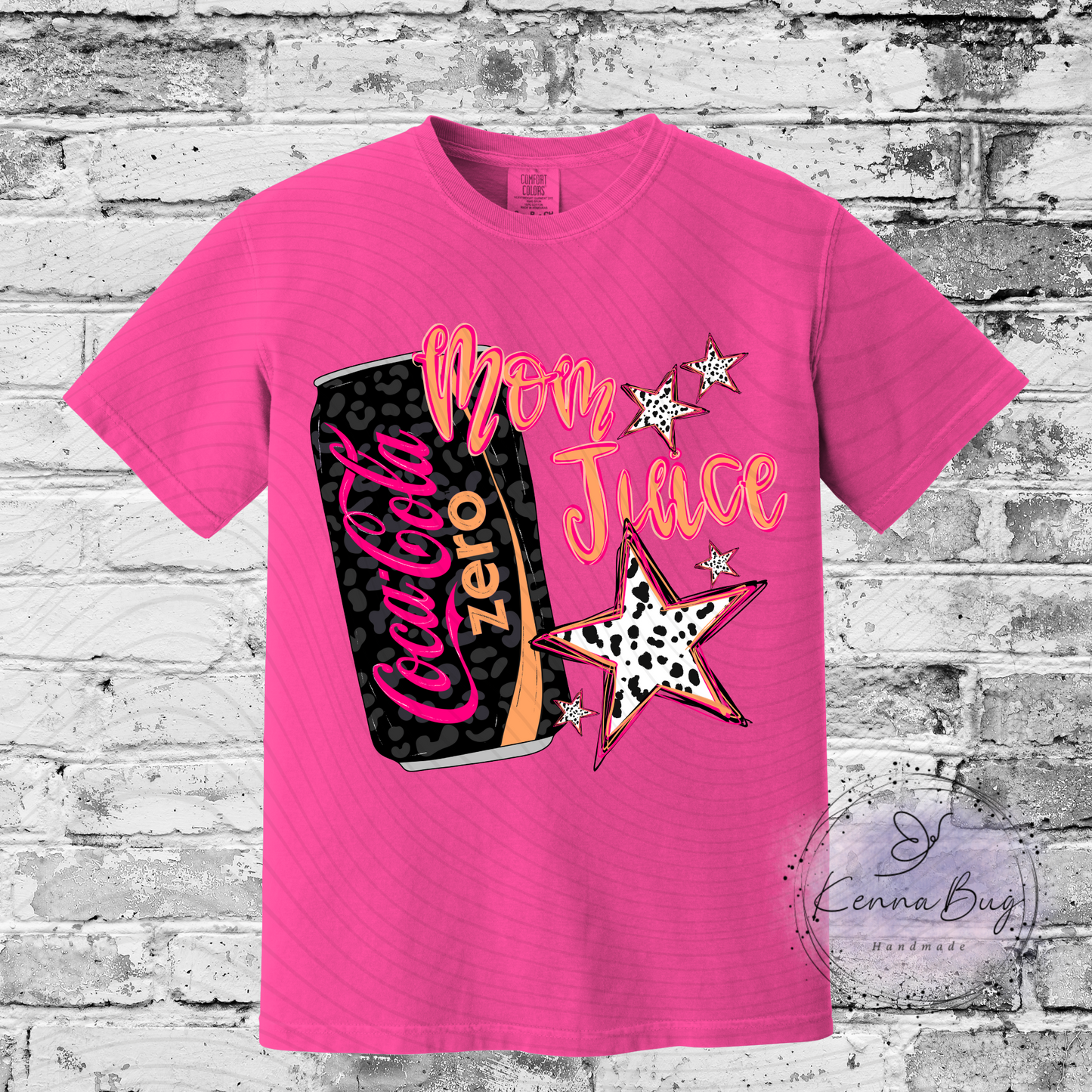 Mom Juice, Zero Cola, Custom T-Shirt, Pick your Color, Graphic Tee, Comfort Colors 1717