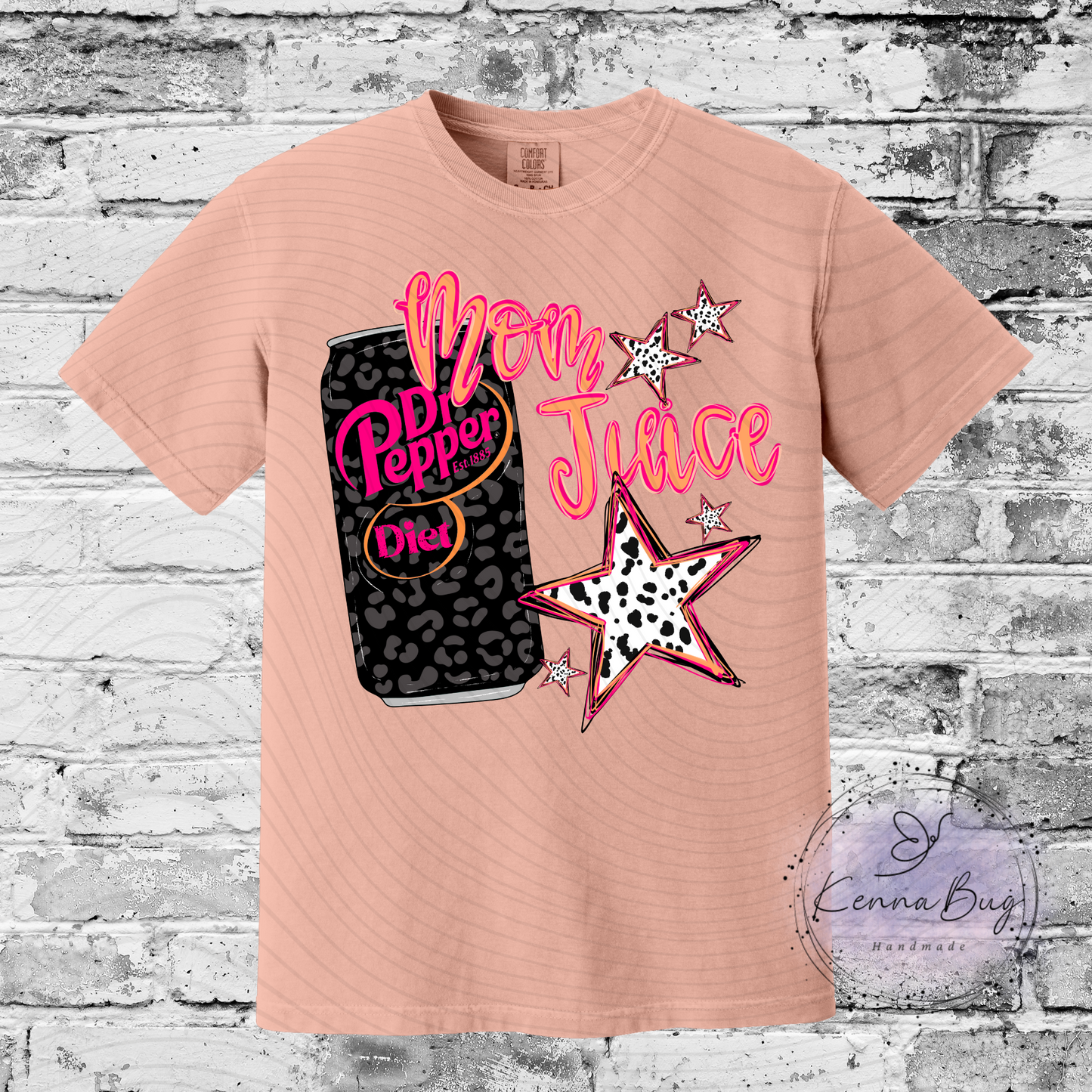 Mom Juice, Diet Dr P, Custom T-Shirt, Pick your Color, Graphic Tee, Comfort Colors 1717