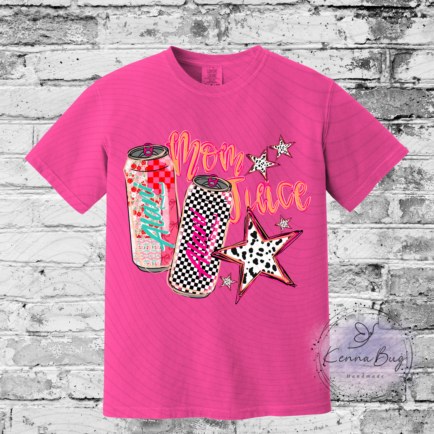 Mom Juice, Energy Drink, Custom T-Shirt, Pick your Color, Graphic Tee, Comfort Colors 1717