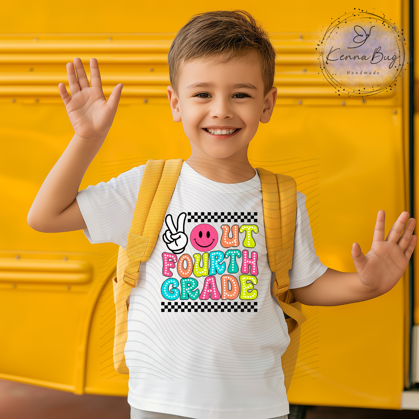 Peace Out Fourth Grade, 4th Grade Last Day of School, DTF Transfer, Ready to Press, Shirt Transfer, Heat Transfer, Direct to film Transfer