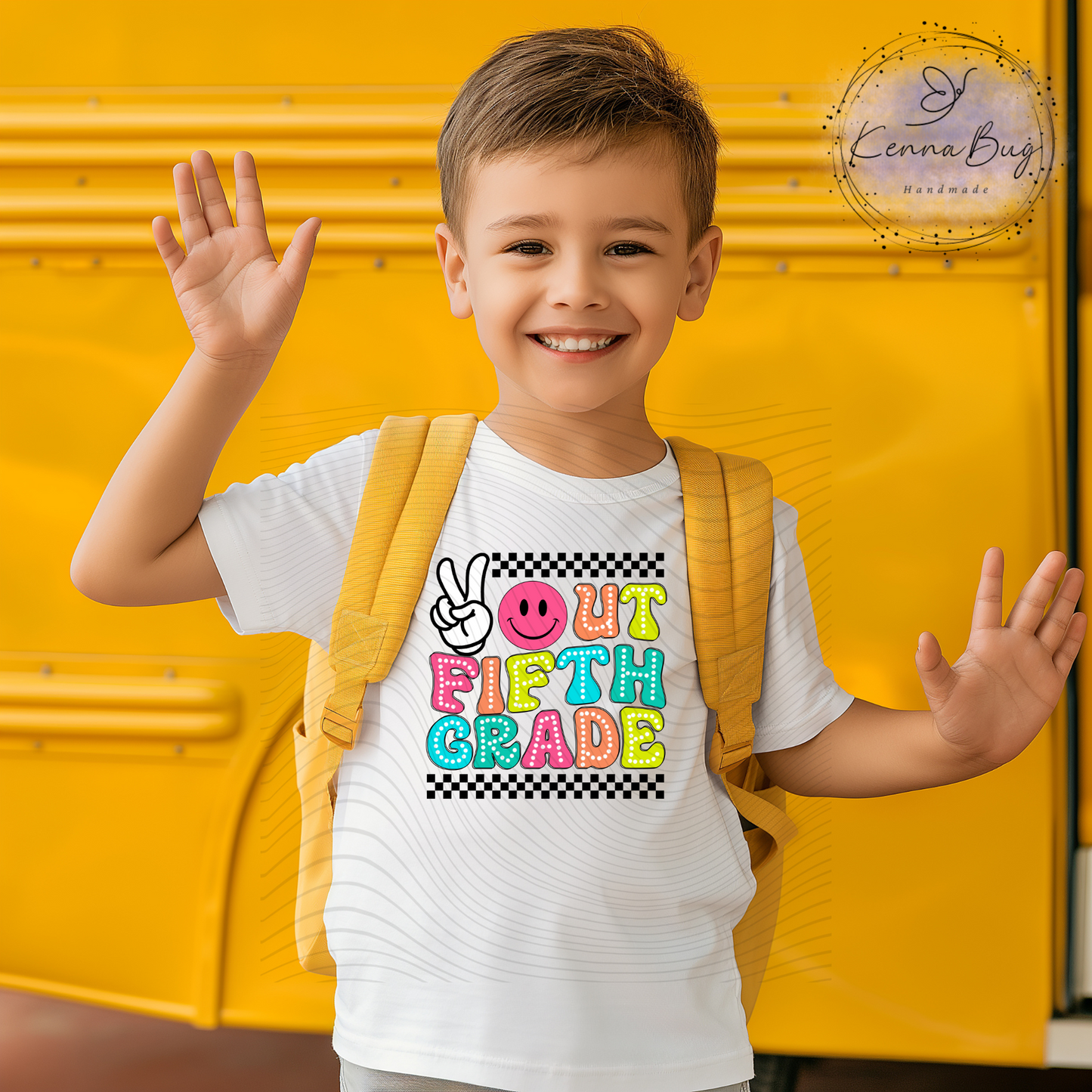 Peace Out Fifth Grade, 5th Grade Last Day of School, DTF Transfer, Ready to Press, Shirt Transfer, Heat Transfer, Direct to film Transfer