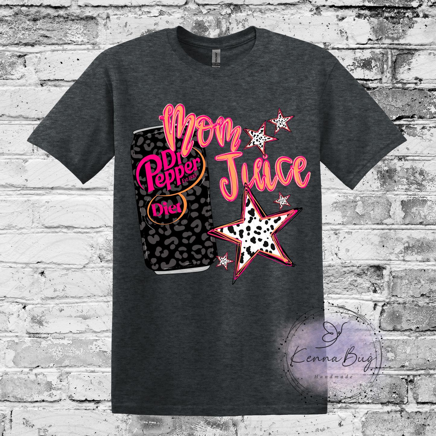 Mom Juice, Diet Dr P, Custom T-Shirt, Pick your Color, Graphic Tee, Gildan Soft Style