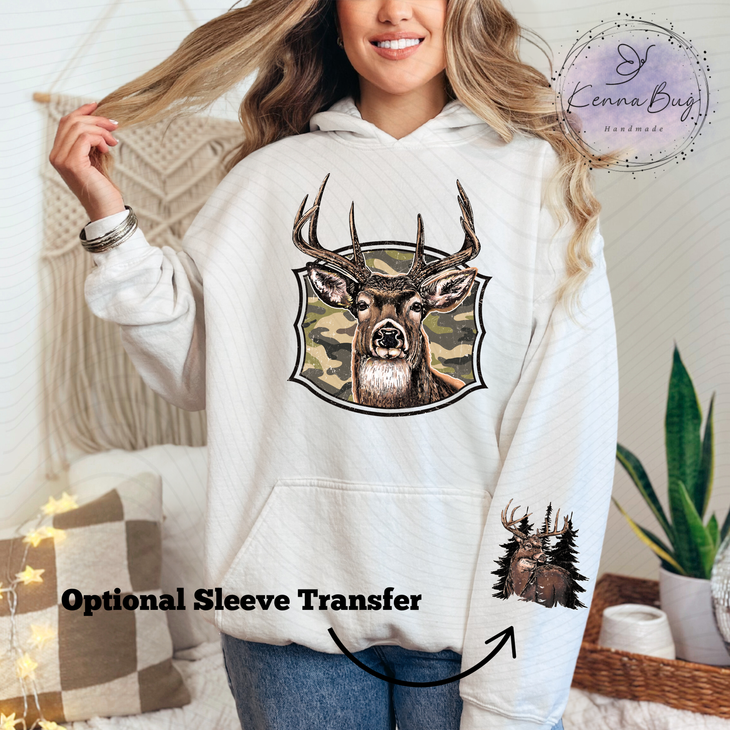Buck, Camo, Deer, Hunting, Wildlife, DTF Transfer, Ready to Press, Shirt Transfer, Heat Transfer, Direct to film Transfer