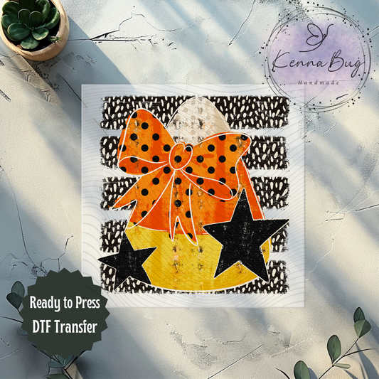 Candy Corn, Fall, Halloween, DTF Transfer, Ready to Press, Shirt Transfer, Heat Transfer, Direct to film Transfer
