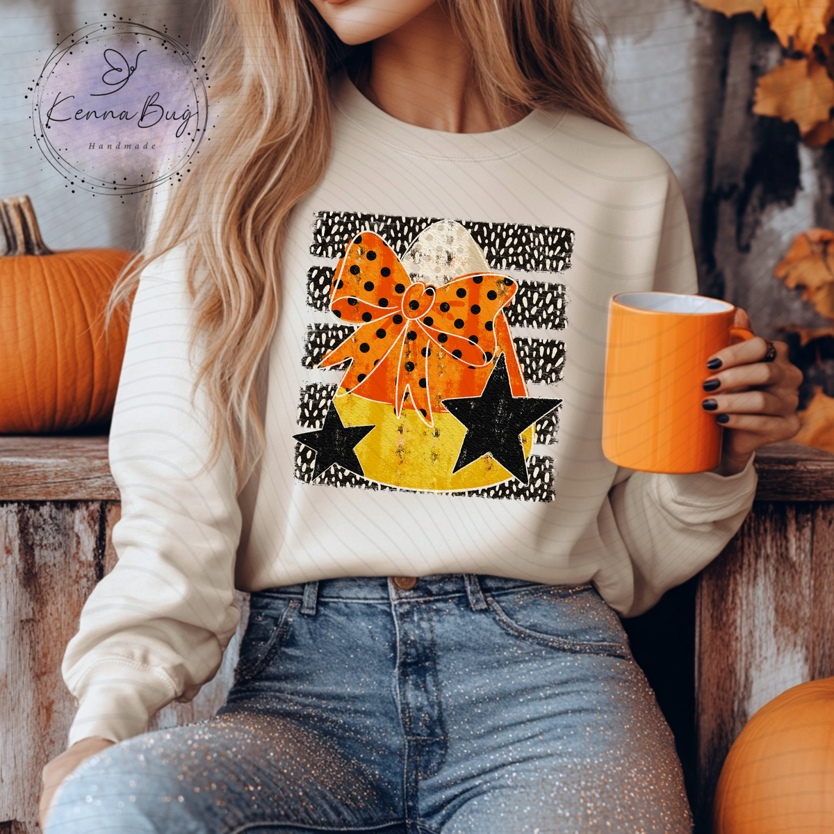 Candy Corn, Fall, Halloween, DTF Transfer, Ready to Press, Shirt Transfer, Heat Transfer, Direct to film Transfer