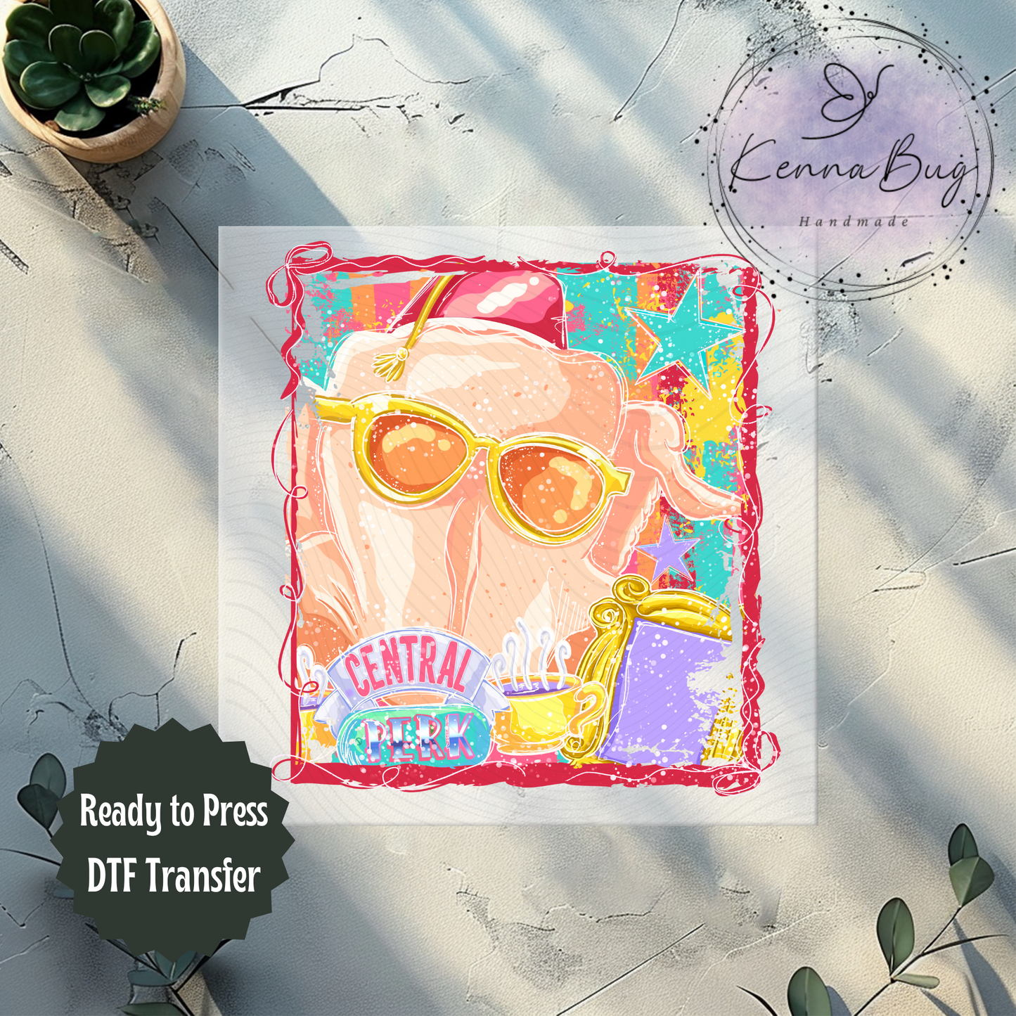 Central Perk Selfie, 90's Sitcom, DTF Transfer, Ready to Press, Shirt Transfer, Heat Transfer, Direct to film Transfer