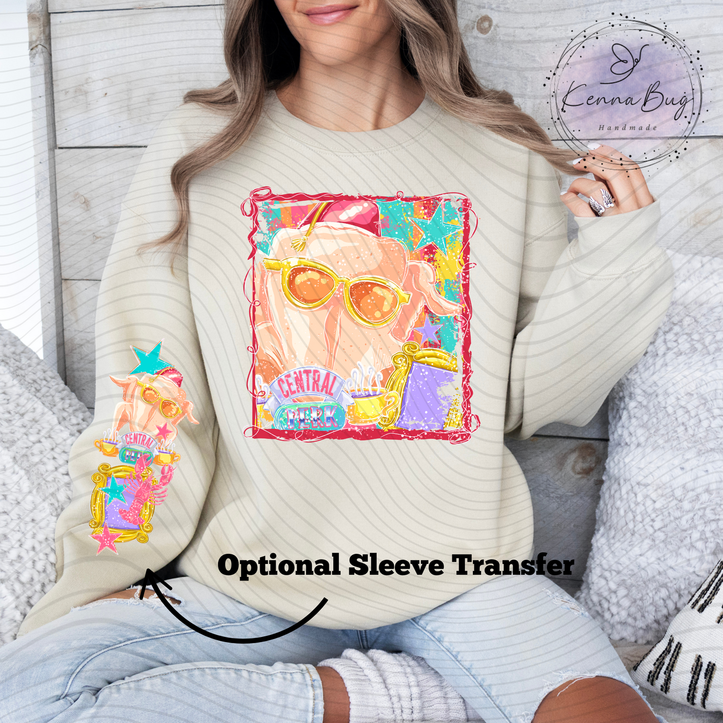 Central Perk Selfie, 90's Sitcom, DTF Transfer, Ready to Press, Shirt Transfer, Heat Transfer, Direct to film Transfer