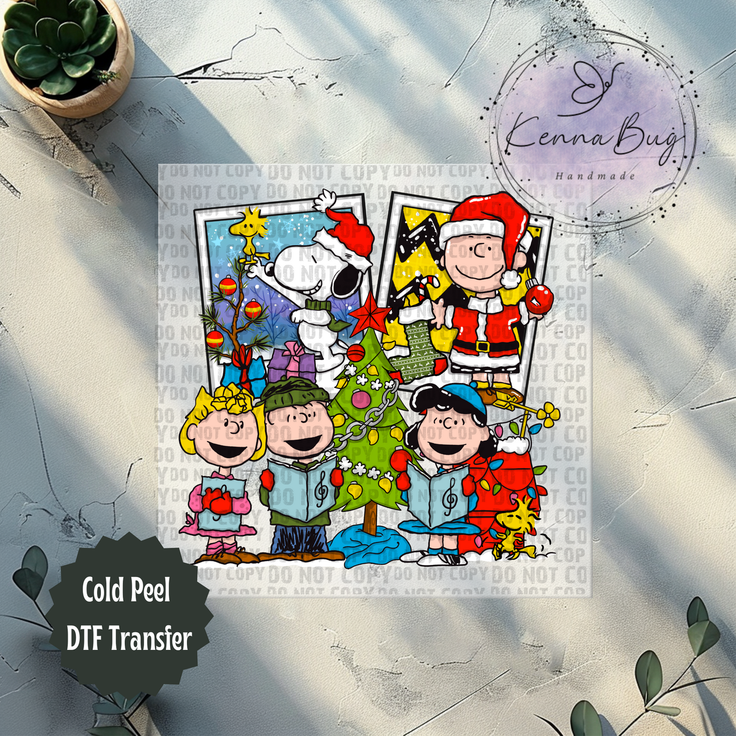 Charlie and Friends Christmas, DTF Transfer, Ready to Press, Shirt Transfer, Heat Transfer, Direct to film Transfer