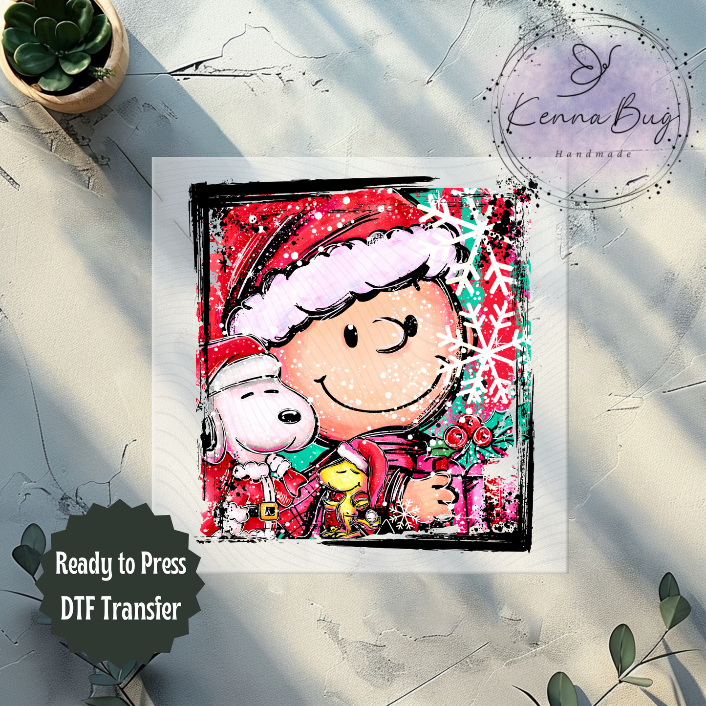 Charlie Selfie, Christmas, DTF Transfer, Ready to Press, Shirt Transfer, Heat Transfer, Direct to film Transfer