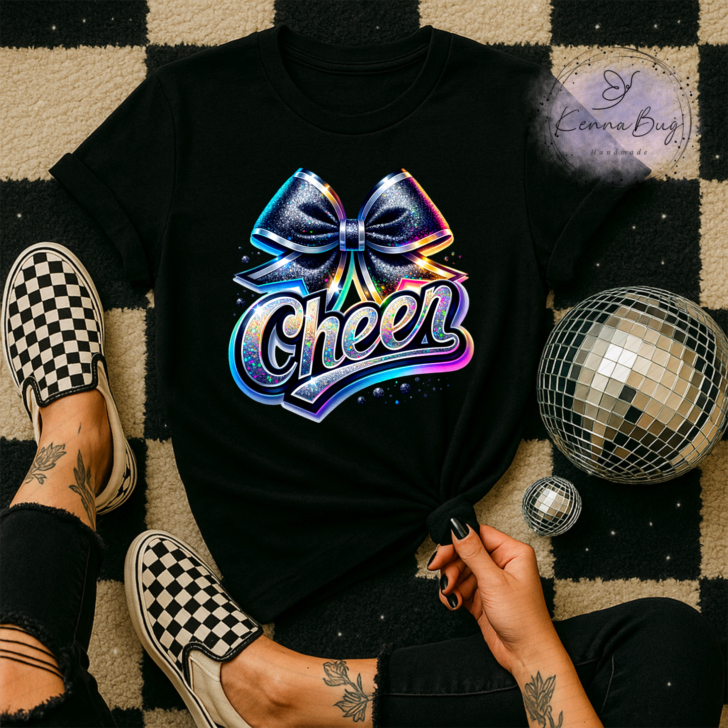 Cheer, Cheer Bow, Cheerleading, DTF Transfer, Ready to Press, Shirt Transfer, Heat Transfer, Direct to film Transfer