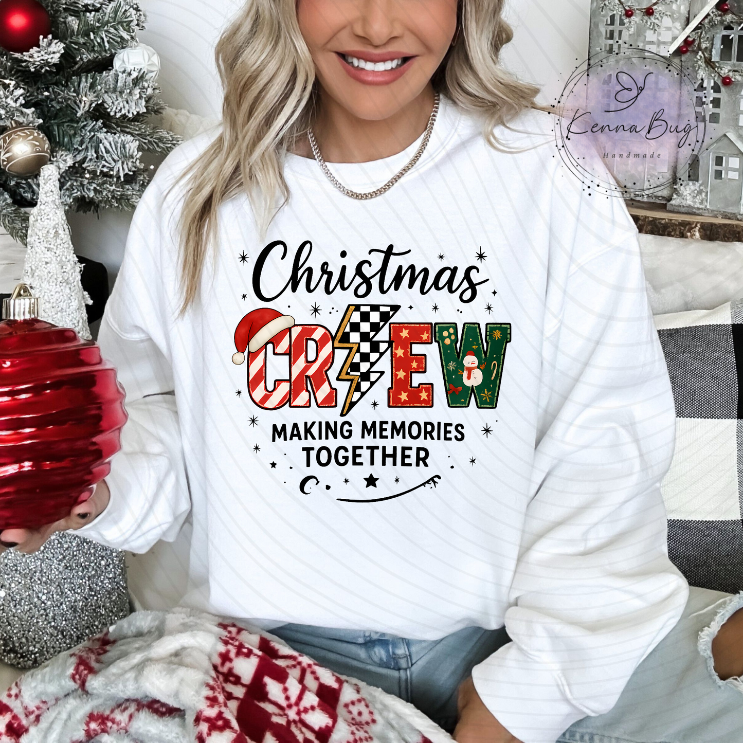 Christmas Crew, Making Memories Together, Family Shirts,  DTF Transfer, Ready to Press, Shirt Transfer, Heat Transfer, Direct to film Transfer
