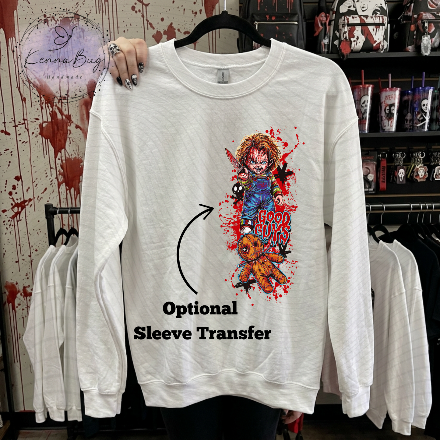 Chucky, Killer Doll, v2, Horror Movie, DTF Transfer, Ready to Press, Shirt Transfer, Heat Transfer, Direct to film Transfer