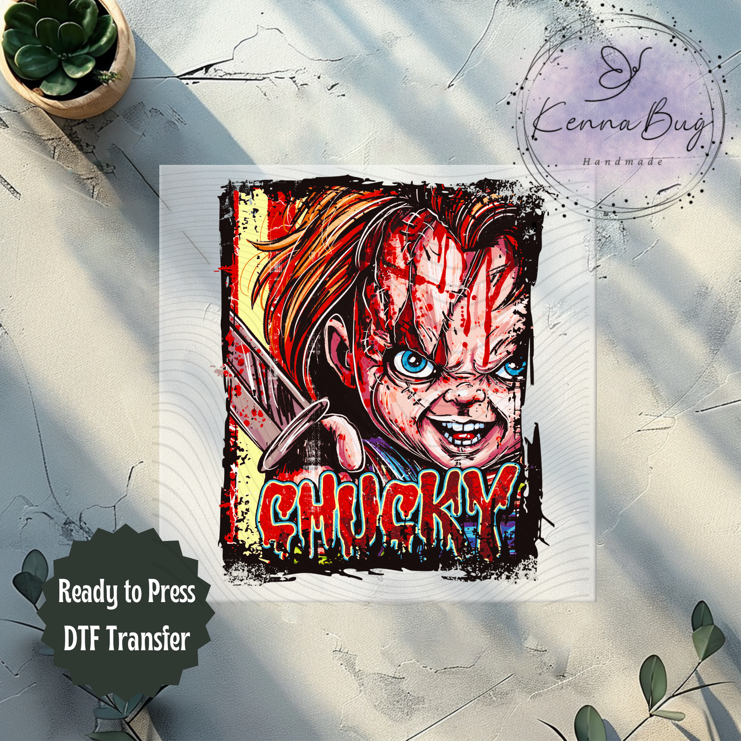 Chucky, Killer Doll, Horror Movie, DTF Transfer, Ready to Press, Shirt Transfer, Heat Transfer, Direct to film Transfer