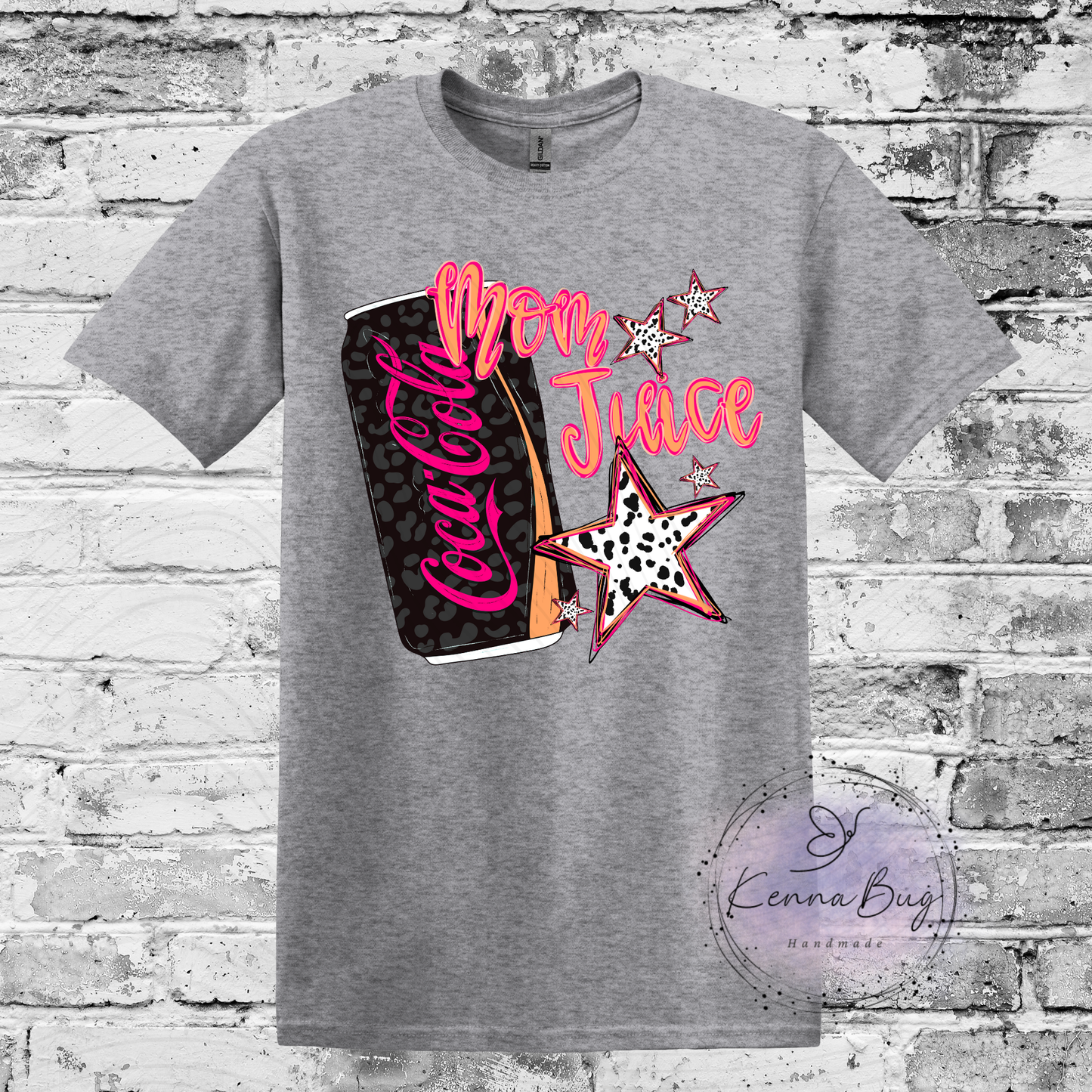 Mom Juice, Cola, Custom T-Shirt, Pick your Color, Graphic Tee, Gildan Soft Style