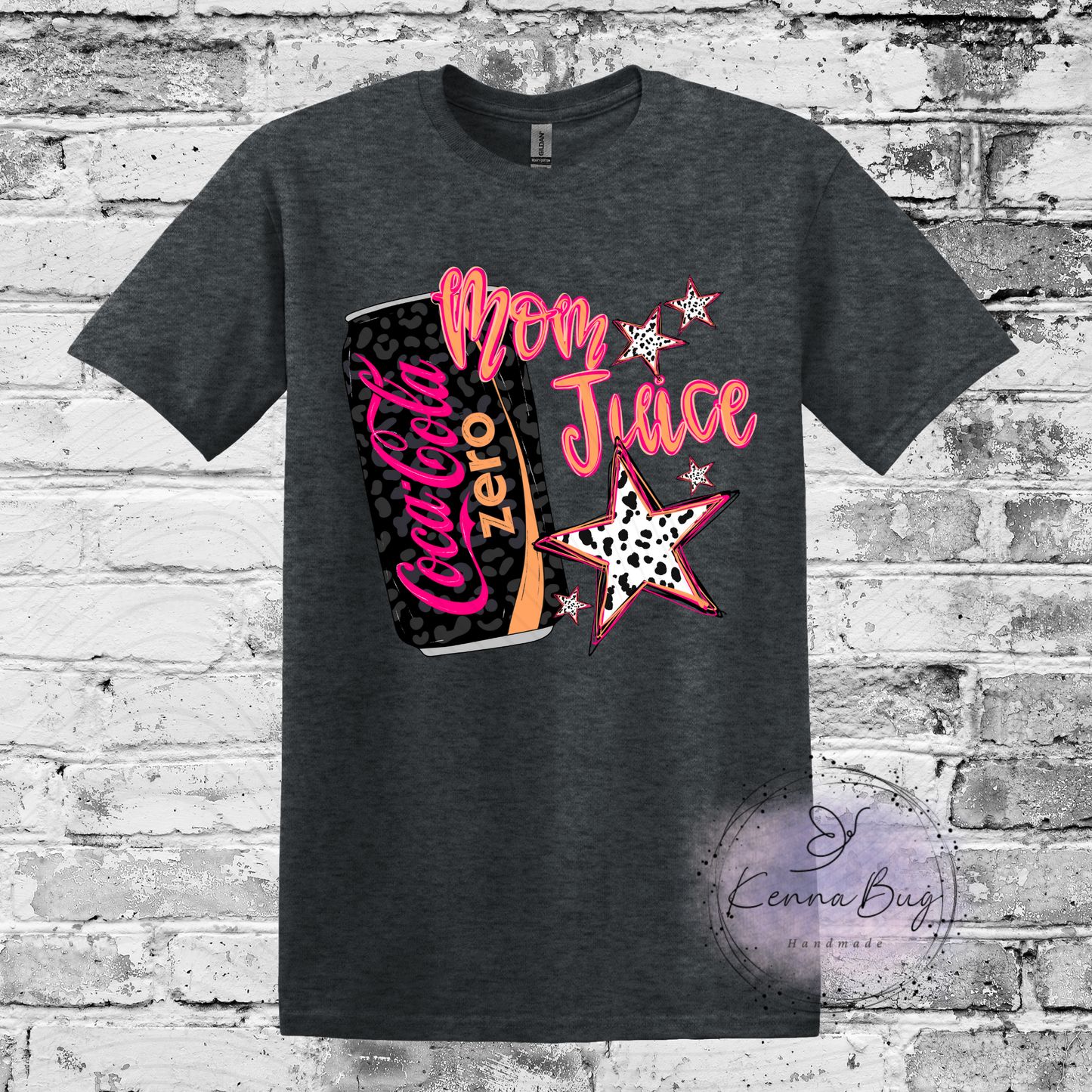 Mom Juice, Zero Cola, Custom T-Shirt, Pick your Color, Graphic Tee, Gildan Soft Style