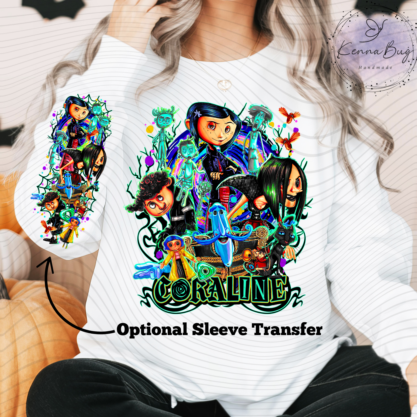 Button Eyes, Other Mother, Ghost Children, DTF Transfer, Ready to Press, Shirt Transfer, Heat Transfer, Direct to film Transfer