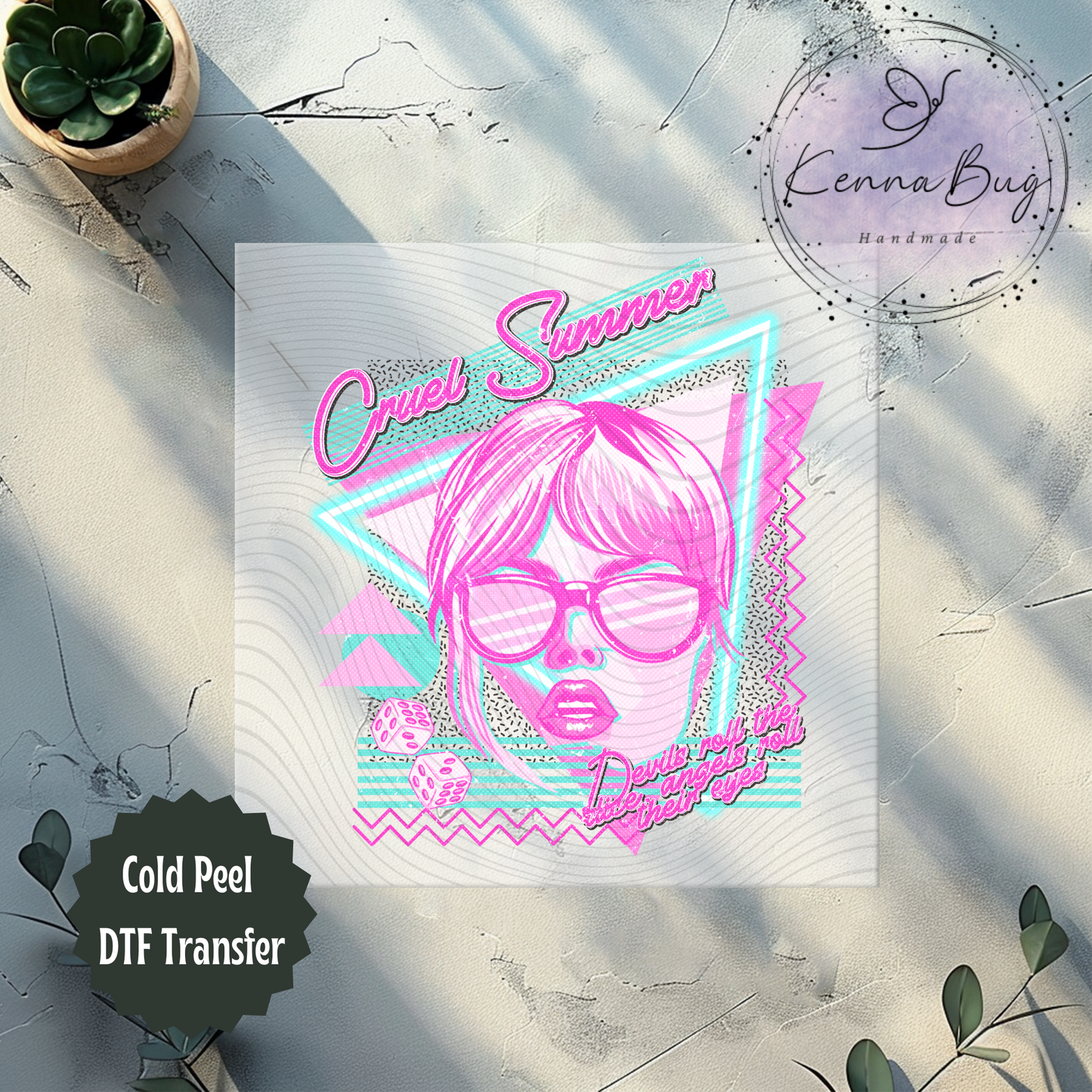 Cruel Summer, Retro, DTF Transfer, Ready to Press, Shirt Transfer, Heat Transfer, Direct to film Transfer