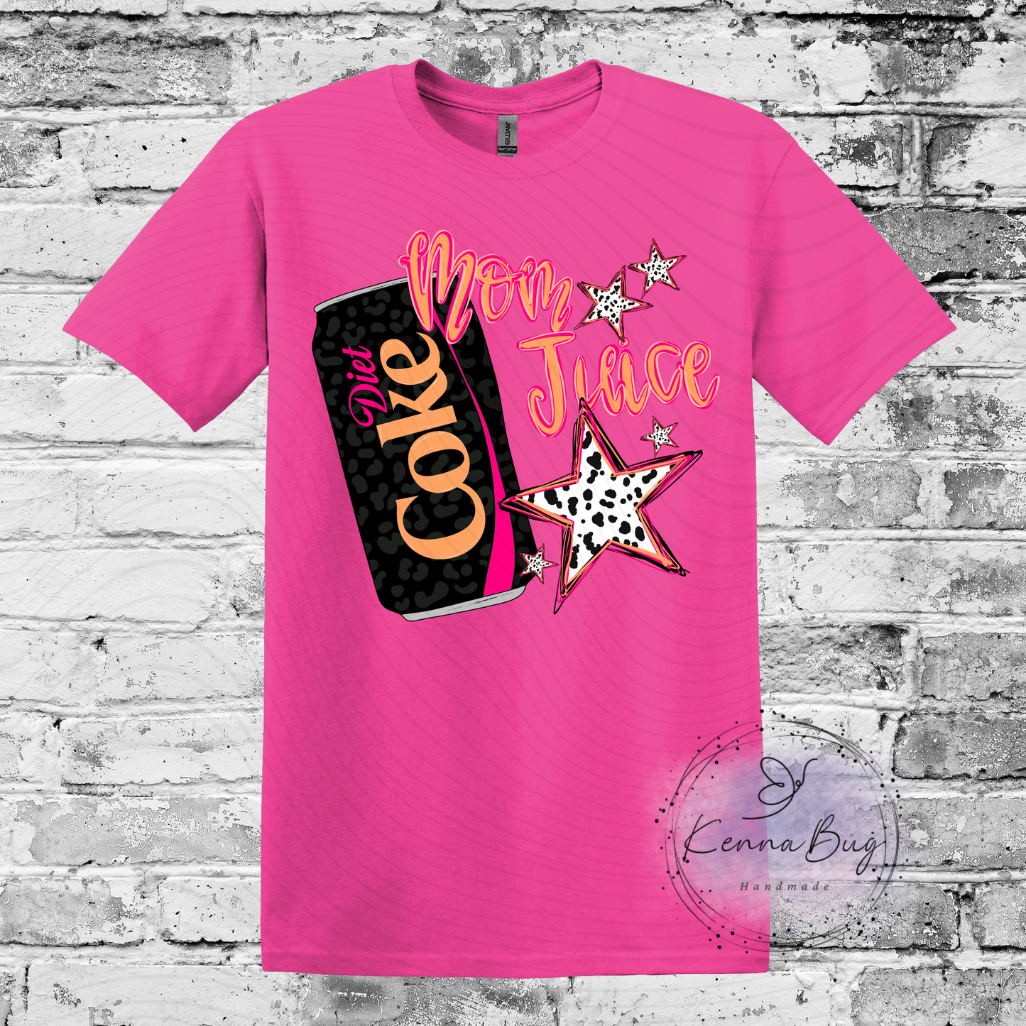 Mom Juice, Diet Cola, Custom T-Shirt, Pick your Color, Graphic Tee, Gildan Soft Style