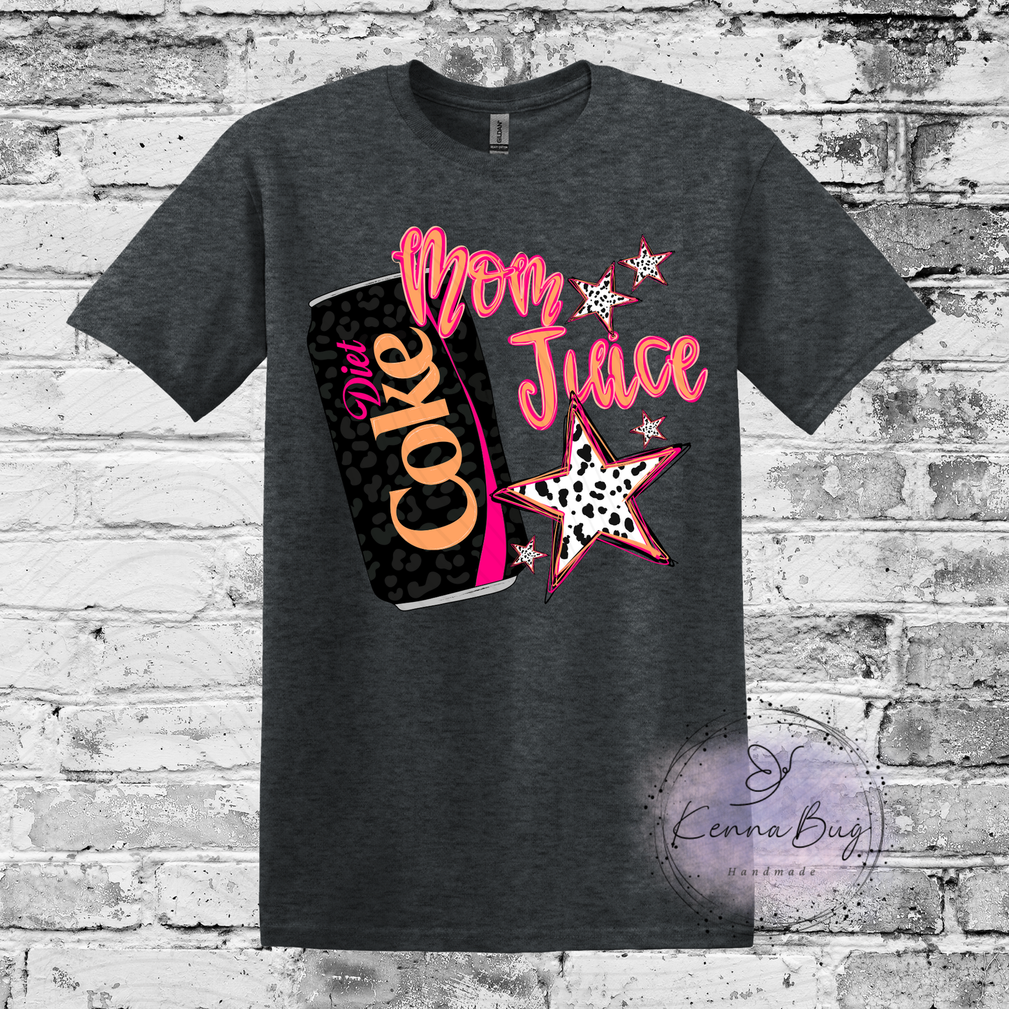 Mom Juice, Diet Cola, Custom T-Shirt, Pick your Color, Graphic Tee, Gildan Soft Style