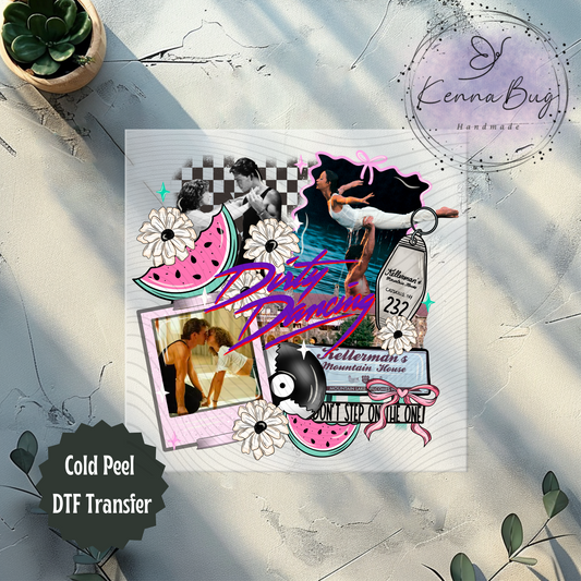 Classic 80's Movie, Dirty Dancing, Movie Collage, DTF Transfer, Ready to Press, Shirt Transfer, Heat Transfer, Direct to film Transfer