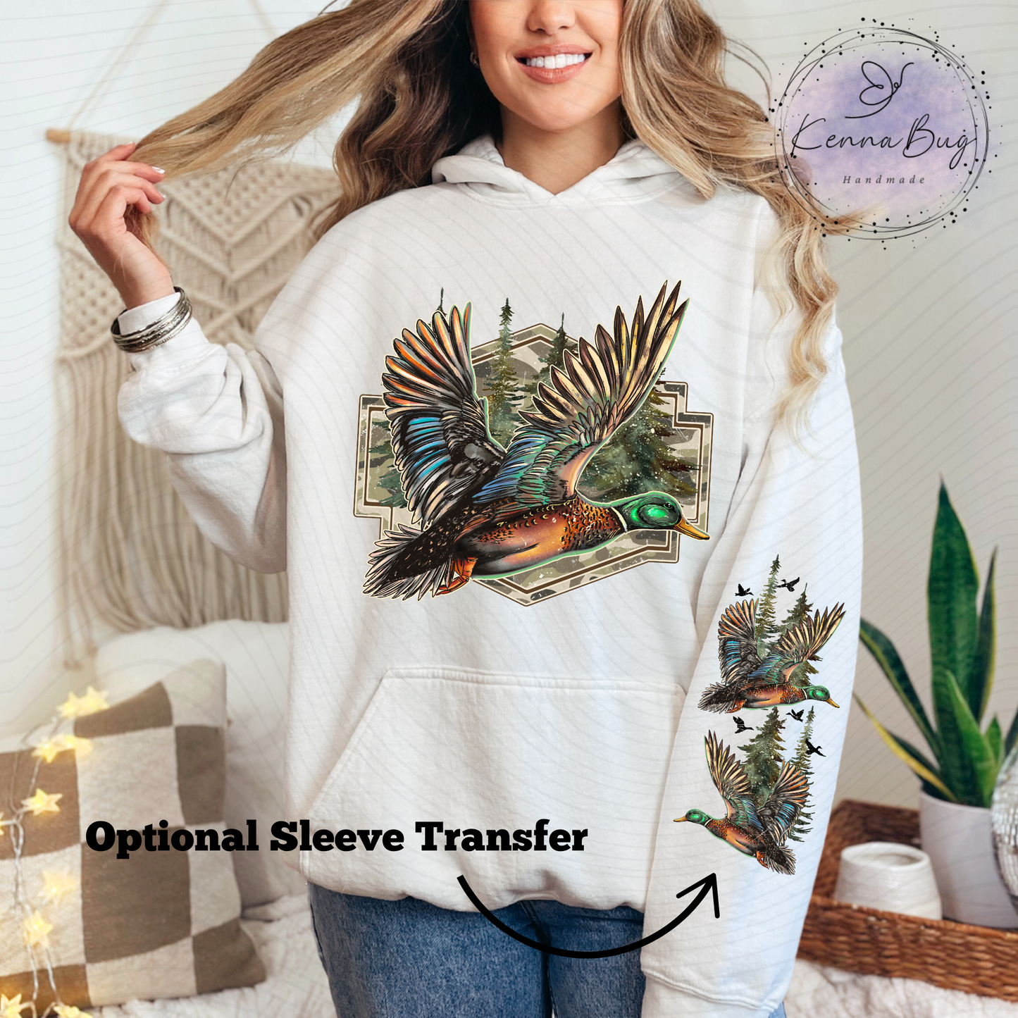 Mallard, Duck, Hunting, Wildlife, DTF Transfer, Ready to Press, Shirt Transfer, Heat Transfer, Direct to film Transfer