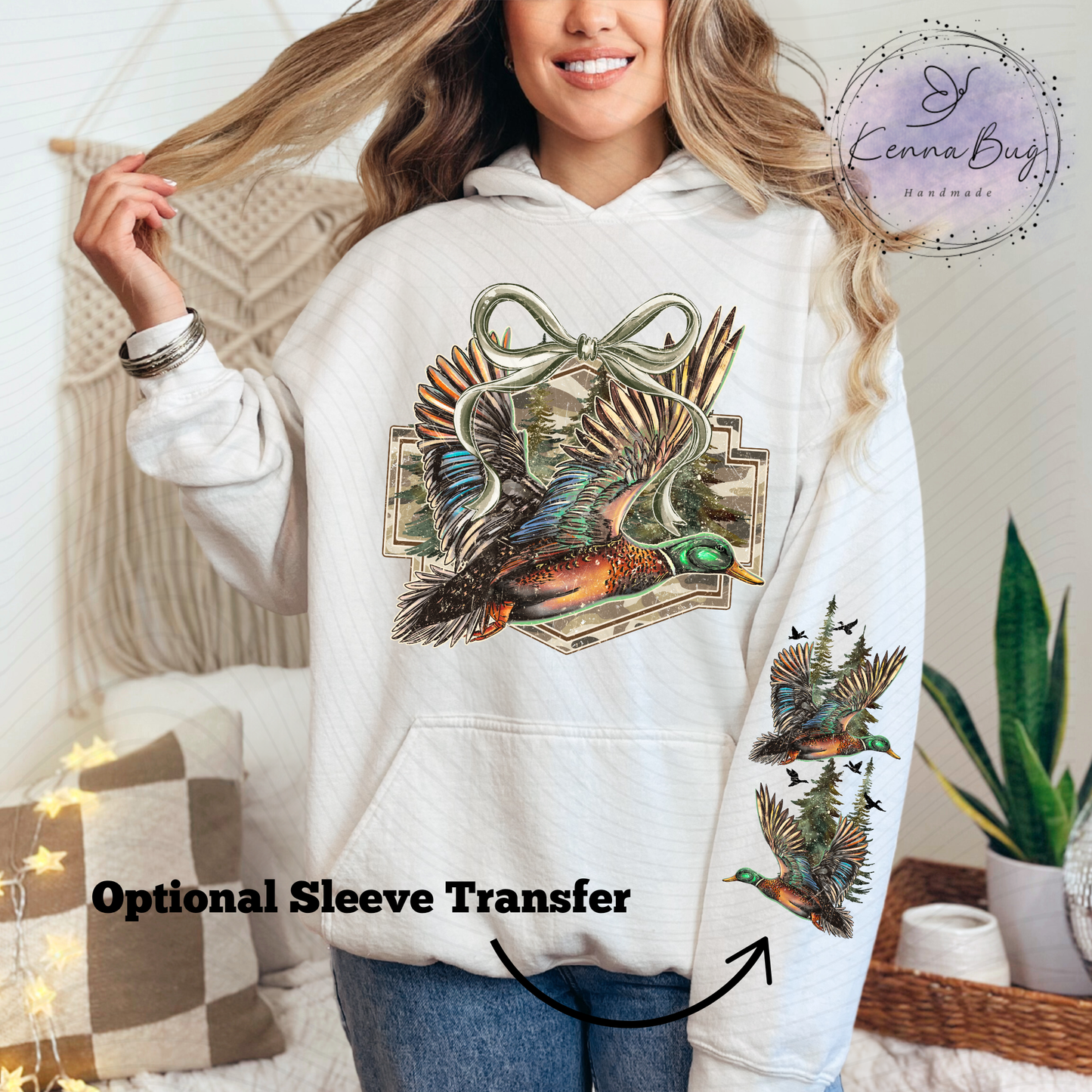 Mallard, Duck, Bow, Hunting, Wildlife, DTF Transfer, Ready to Press, Shirt Transfer, Heat Transfer, Direct to film Transfer