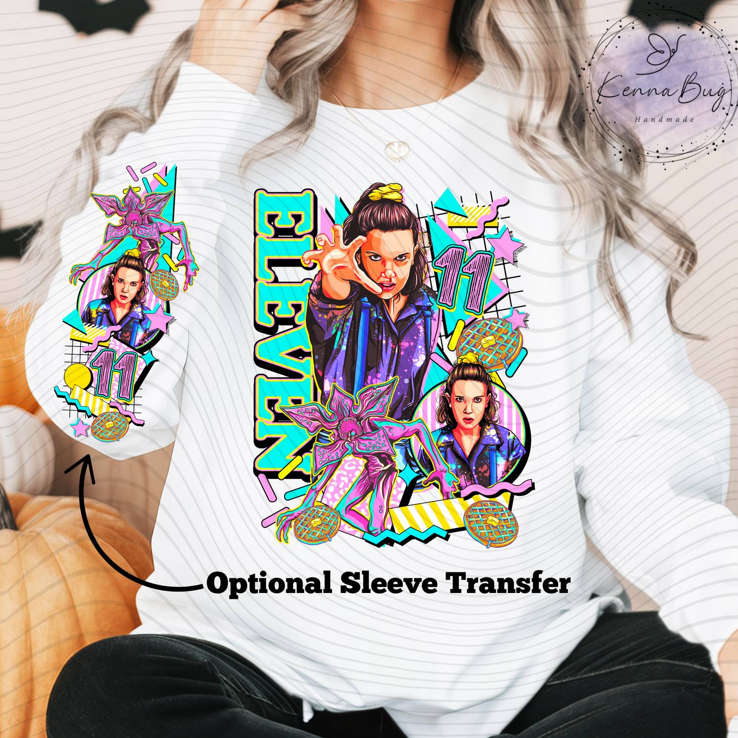 Eleven, Stranger, 80's, DTF Transfer, Ready to Press, Shirt Transfer, Heat Transfer, Direct to film Transfer
