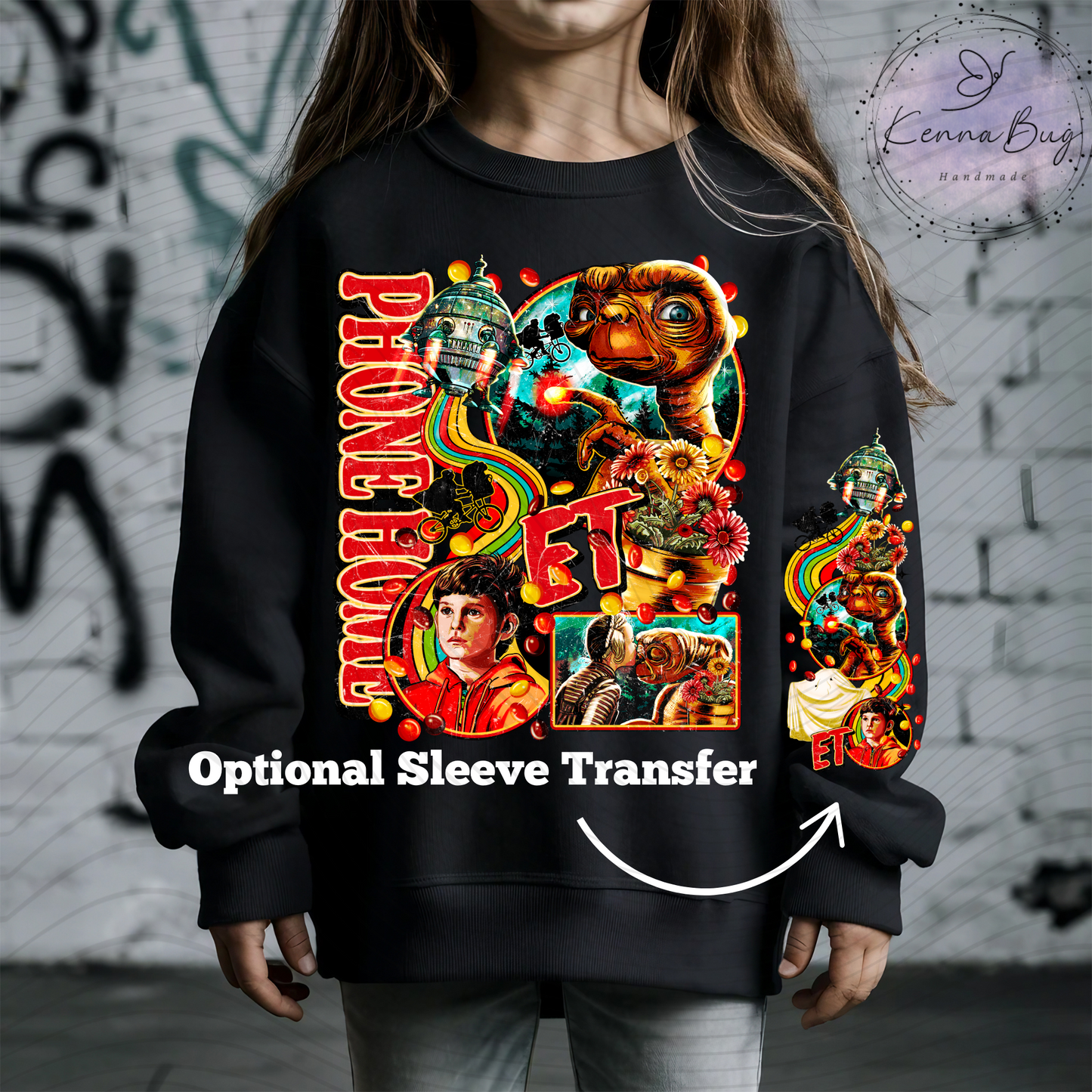 E.T, Classic80's Movie, DTF Transfer, Ready to Press, Shirt Transfer, Heat Transfer, Direct to film Transfer