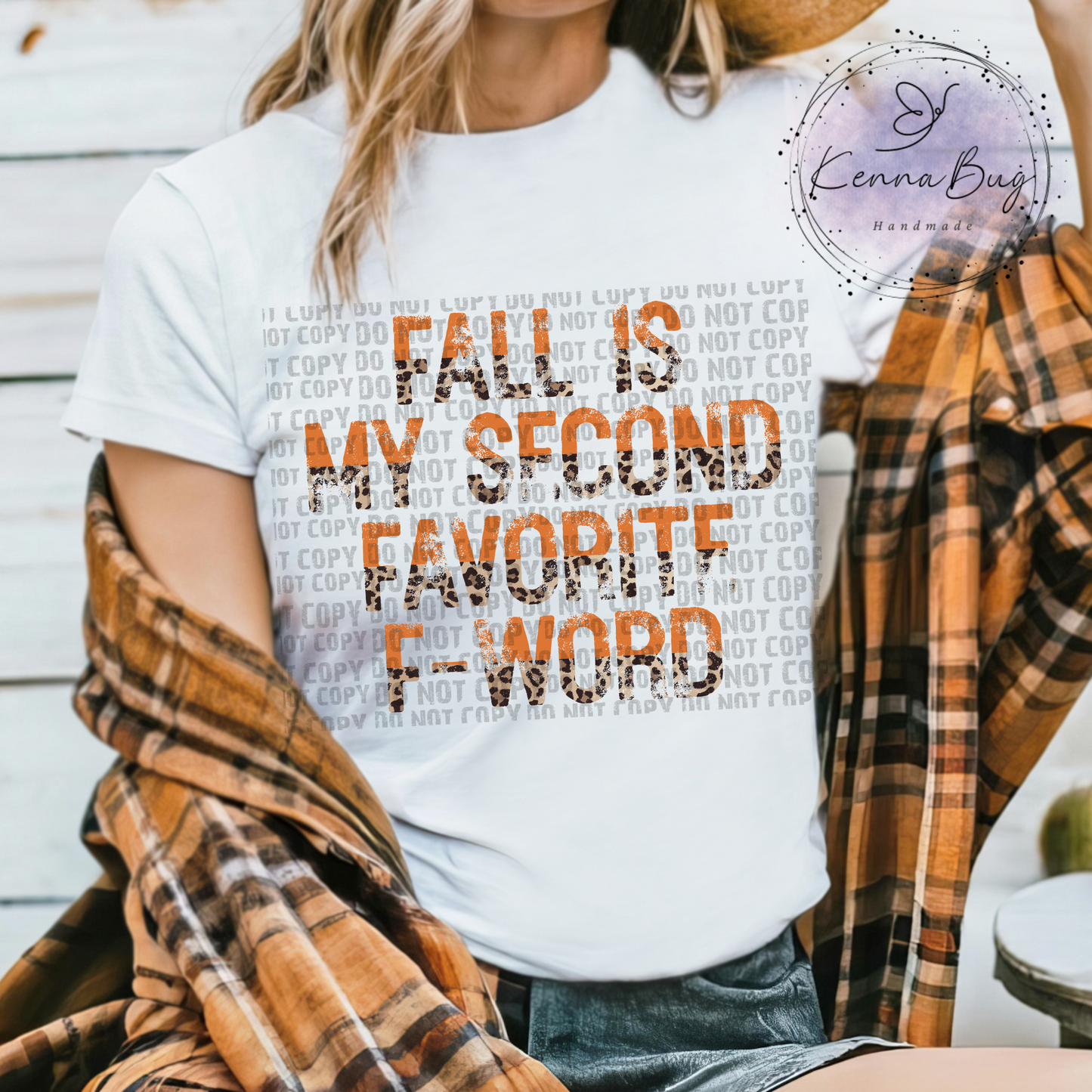 Fall is my Second Favorite F-Word, DTF Transfer, Ready to Press, Shirt Transfer, Heat Transfer, Direct to film Transfer