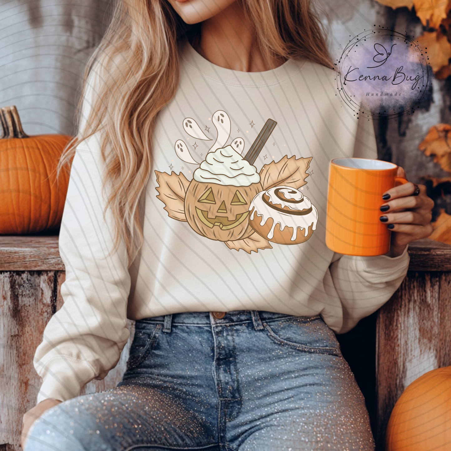 Fall Snacks, Treats, Halloween, Pumpkin, Coffee, Cinnamon roll, Fall Leaves, DTF Transfer, Ready to Press, Shirt Transfer, Heat Transfer, Direct to film Transfer