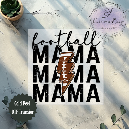 Football Mama, Sports, Touchdown Season, DTF Transfer, Ready to Press, Shirt Transfer, Heat Transfer, Direct to film Transfer