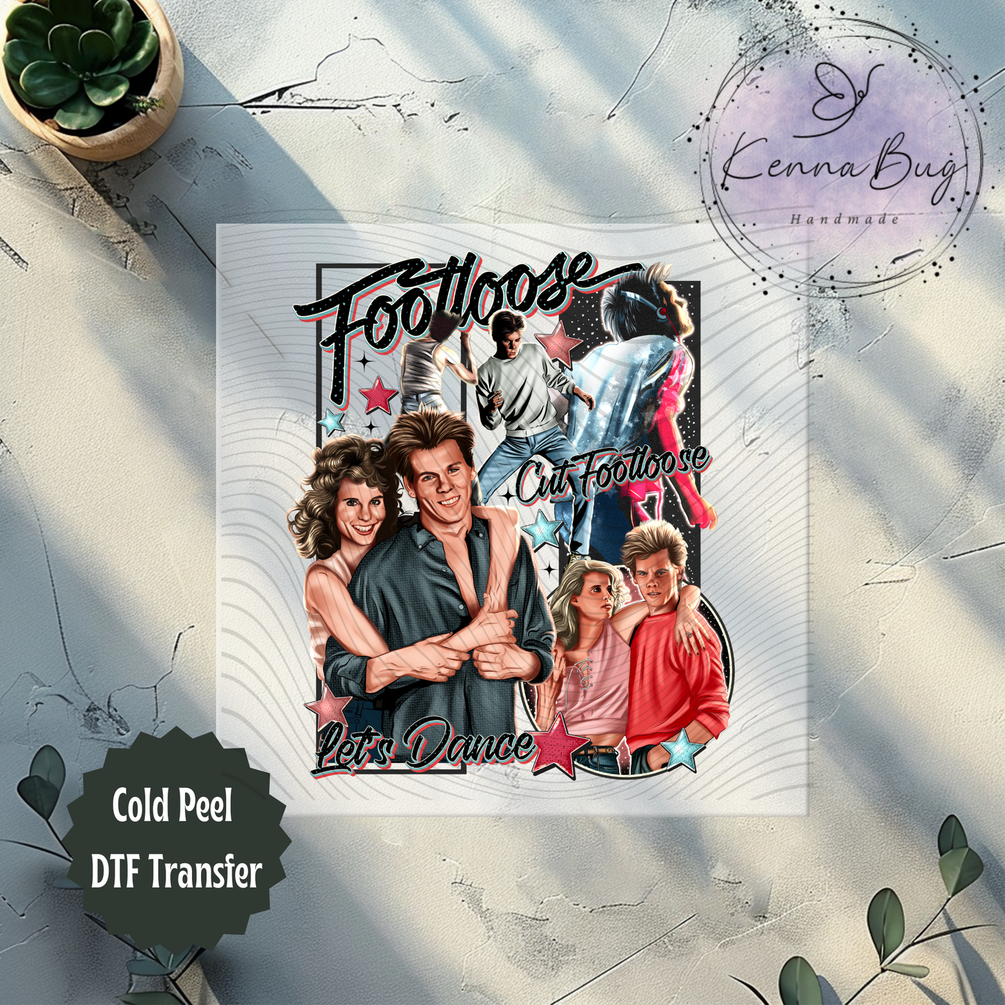 80's Movie, Footloose, DTF Transfer, Ready to Press, Shirt Transfer, Heat Transfer, Direct to film Transfer