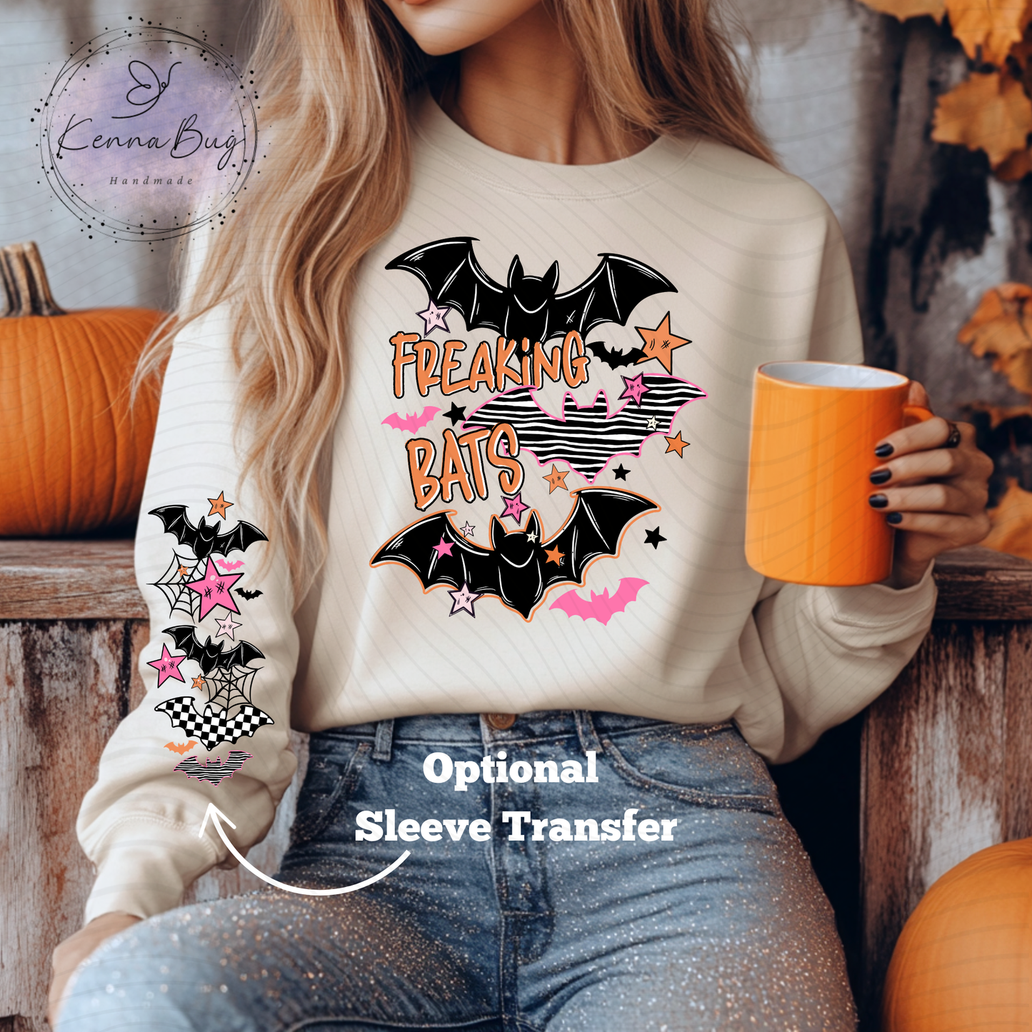 Freaking Bats, Halloween, Spooky, DTF Transfer, Ready to Press, Shirt Transfer, Heat Transfer, Direct to film Transfer