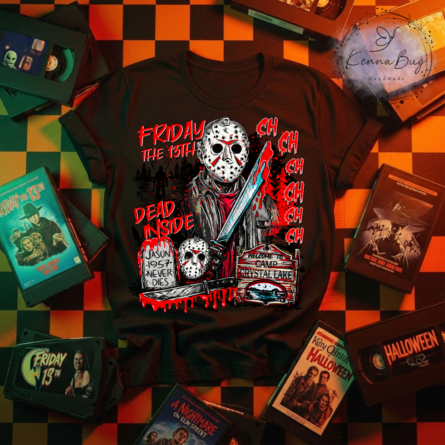 Jason Never Dies, Horror Movie, Camp Killer, DTF Transfer, Ready to Press, Shirt Transfer, Heat Transfer, Direct to film Transfer