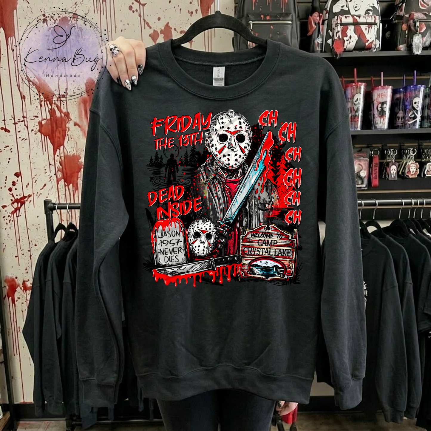 Jason Never Dies, Horror Movie, Camp Killer, DTF Transfer, Ready to Press, Shirt Transfer, Heat Transfer, Direct to film Transfer