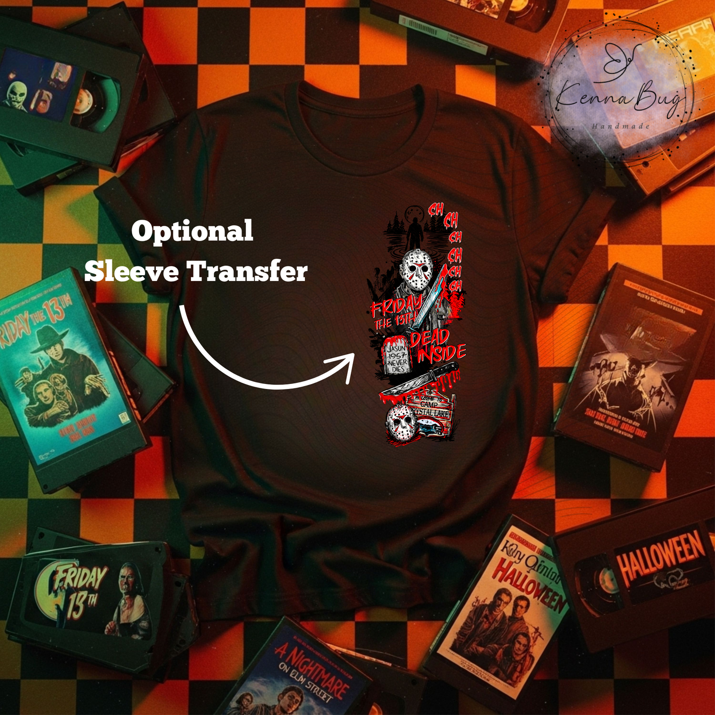 Jason Never Dies, Horror Movie, Camp Killer, DTF Transfer, Ready to Press, Shirt Transfer, Heat Transfer, Direct to film Transfer