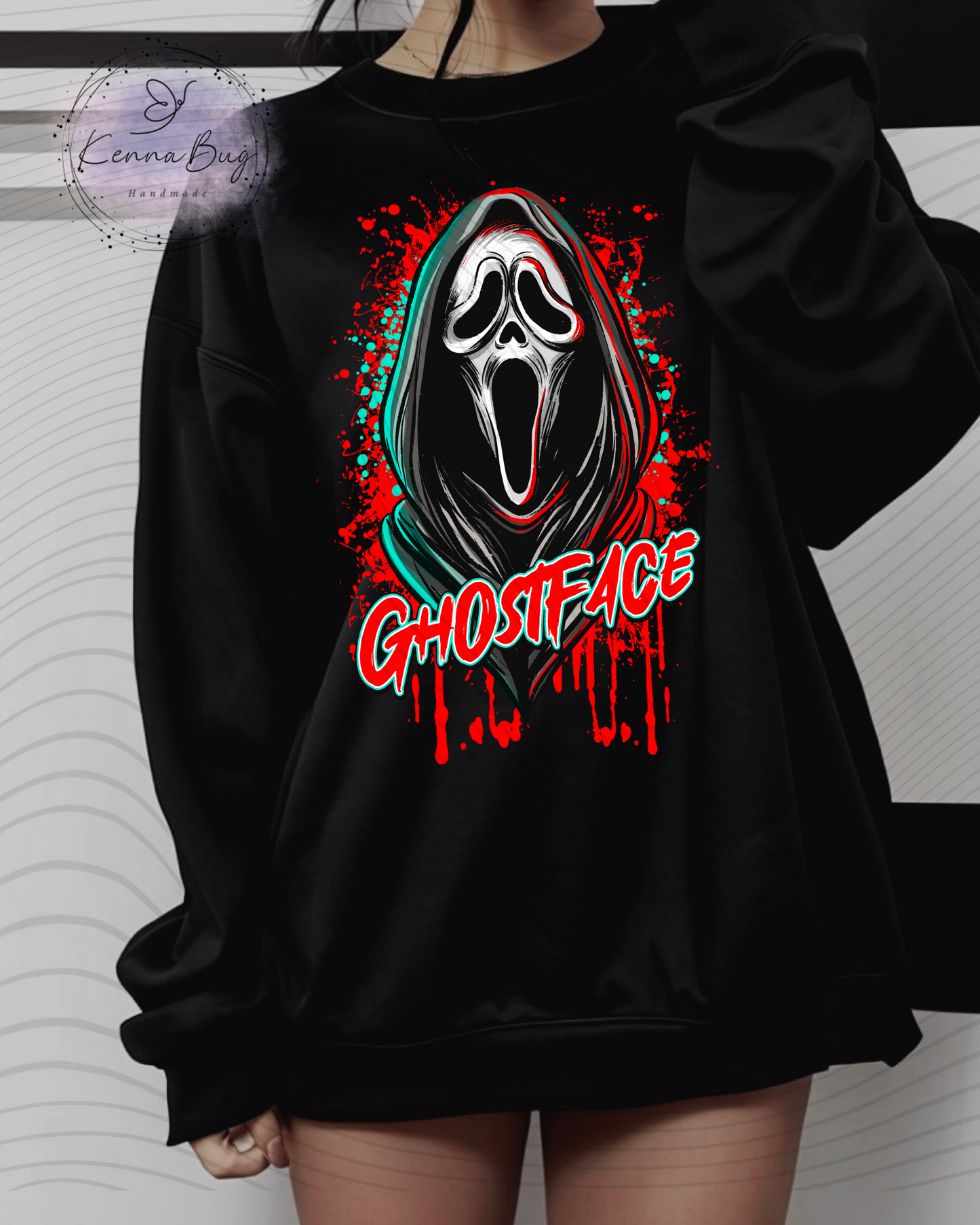 Killer Ghost, Horror Movie, DTF Transfer, Ready to Press, Shirt Transfer, Heat Transfer, Direct to film Transfer