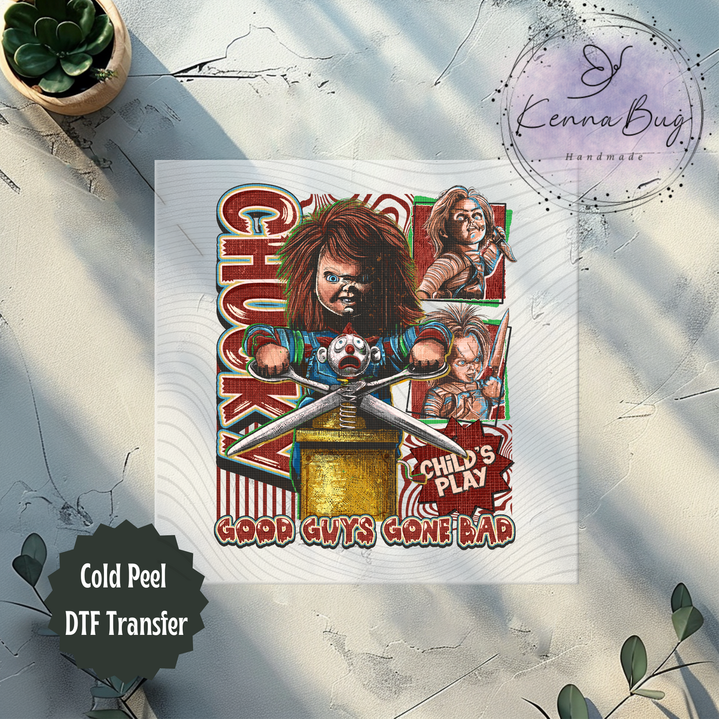 Good Guys Gone Bad, Horror Movie, DTF Transfer, Ready to Press, Shirt Transfer, Heat Transfer, Direct to film Transfer