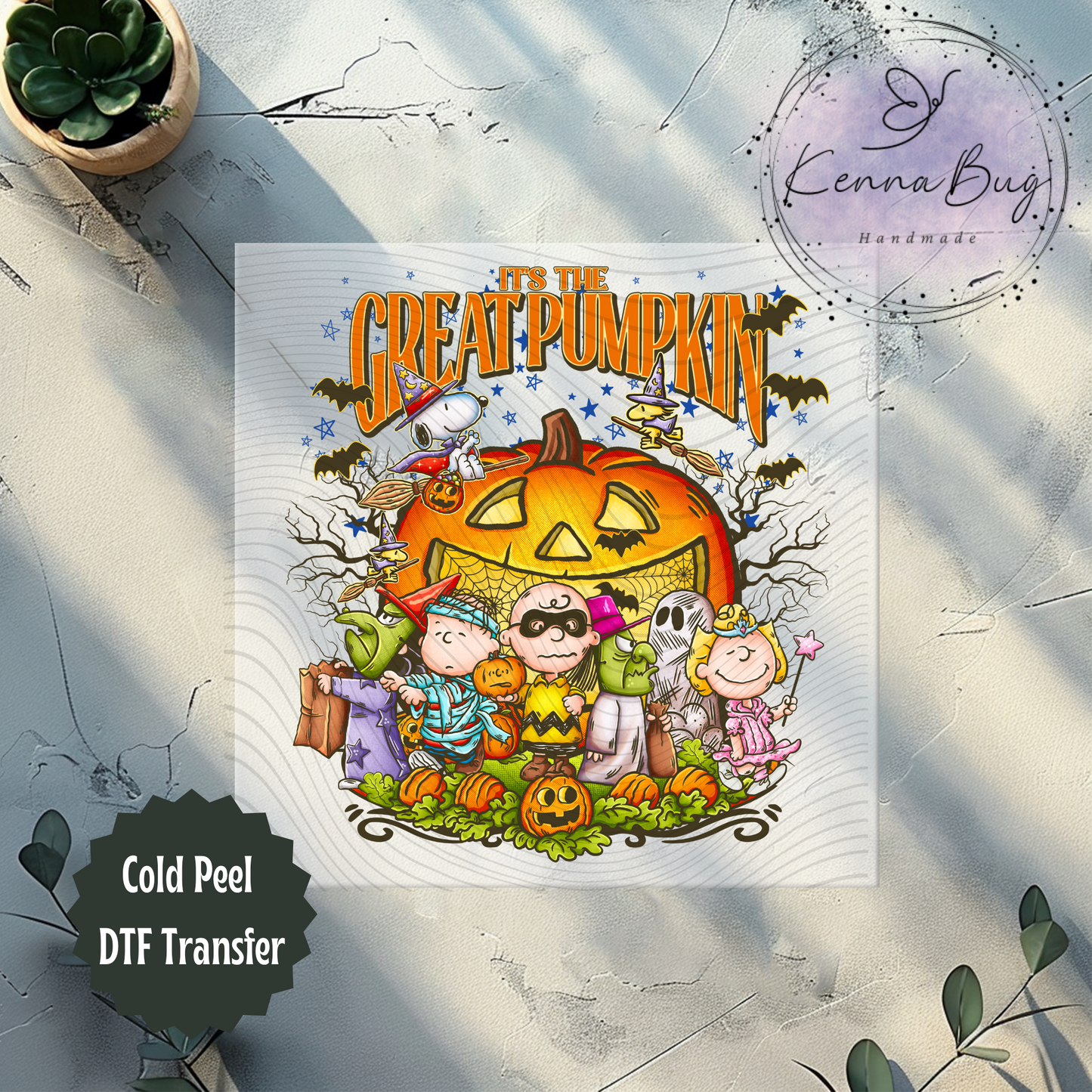 Great Pumpkin, Halloween, Charlie,  DTF Transfer, Ready to Press, Shirt Transfer, Heat Transfer, Direct to film Transfer