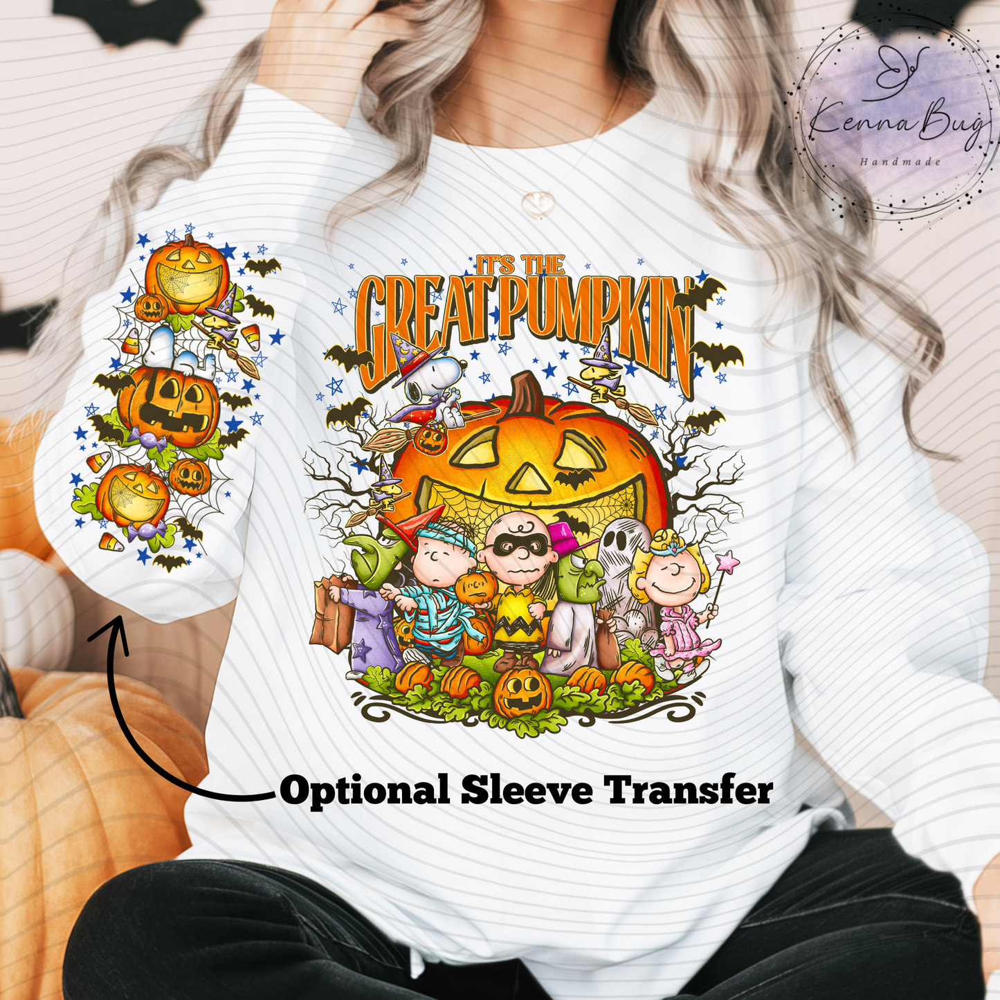 Great Pumpkin, Halloween, Charlie,  DTF Transfer, Ready to Press, Shirt Transfer, Heat Transfer, Direct to film Transfer