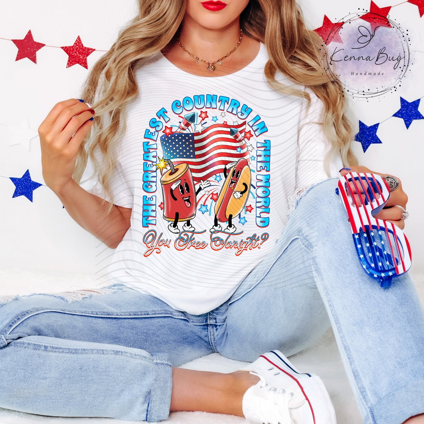 The Greatest Country in the World, 4th Of July, DTF Transfer, Ready to Press, Shirt Transfer, Heat Transfer, Direct to film Transfer